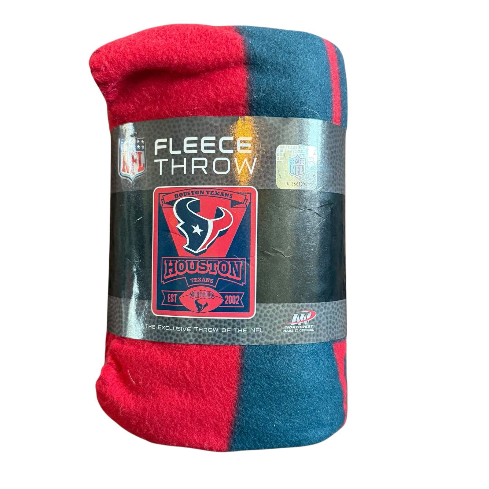 NFL Houston Texans Fleece Throw Blanket NWT Size US S / EU 44-46 / 1 - 1 Thumbnail