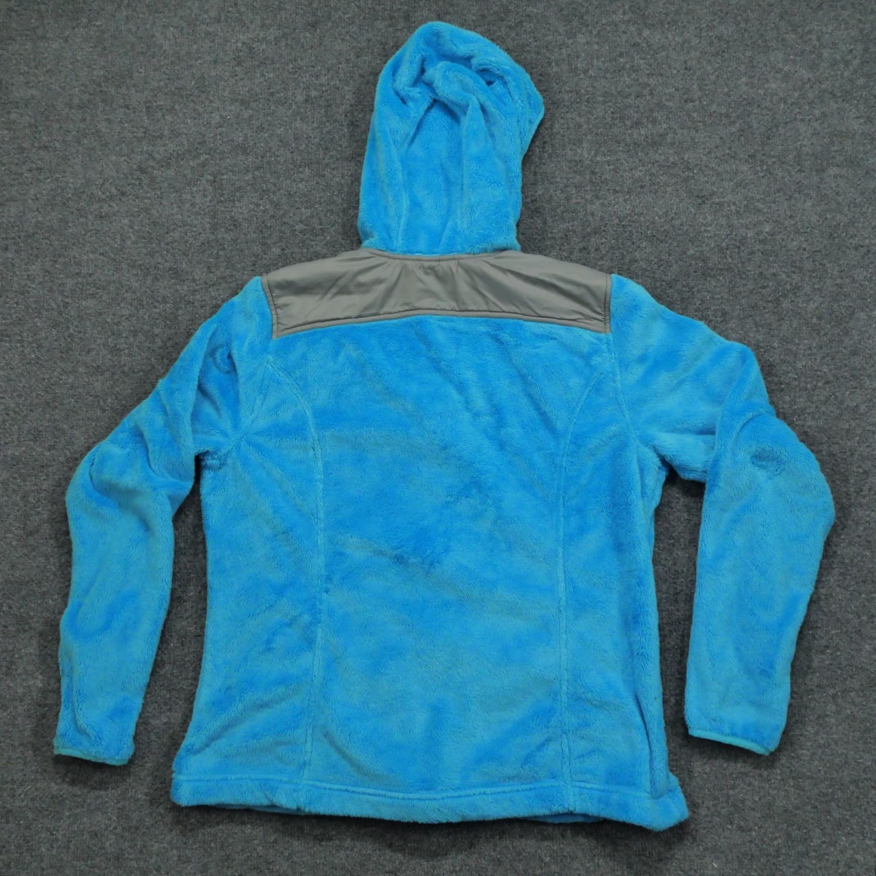 Eddie Bauer VINTAGE Eddie Bauer Hoodie Womens Large Blue Grey Full Zip Jacket Long Fleece Size L / US 10 / IT 46 - 6 Thumbnail