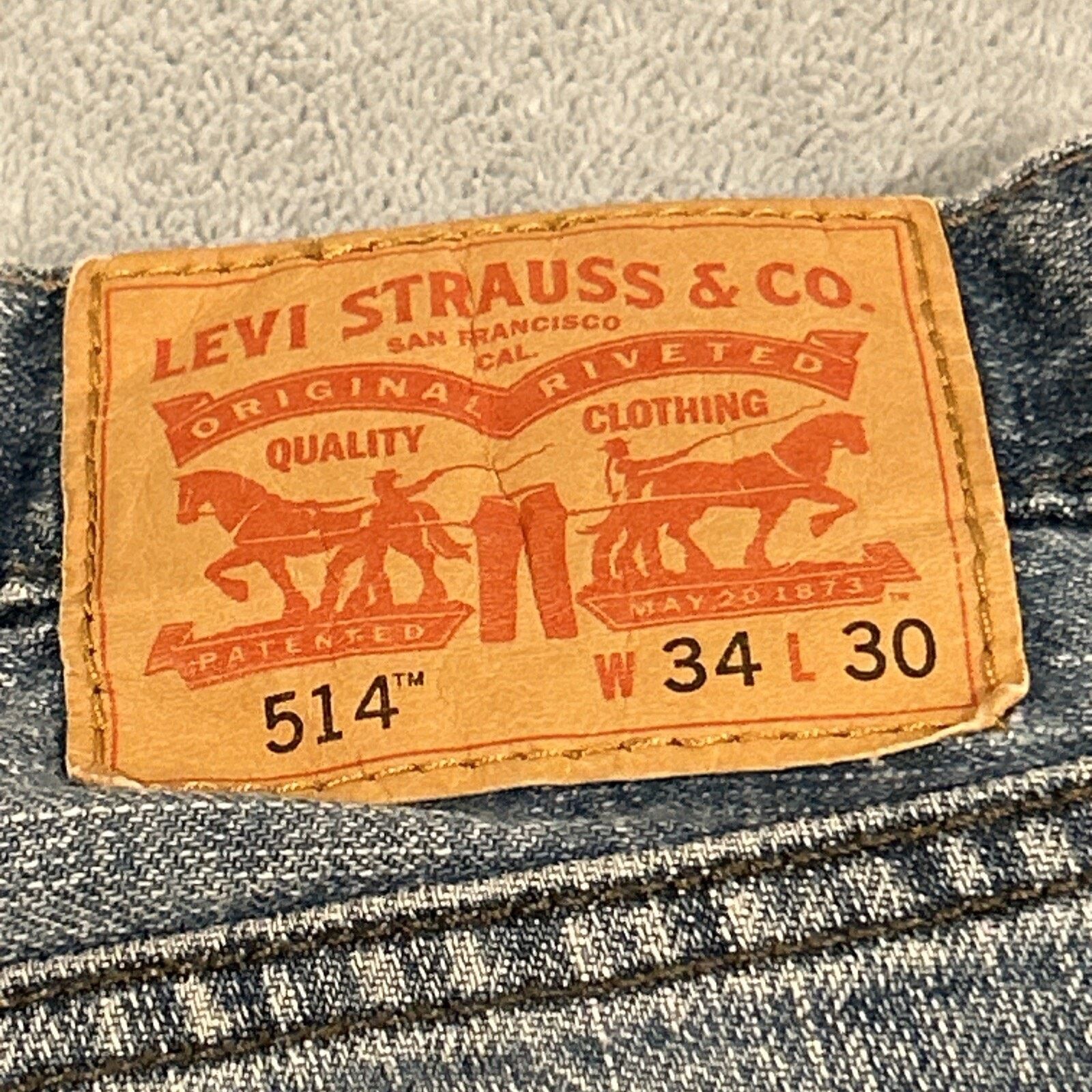 Levi's Levis 514 Beyond Baggy Jeans 34x30 Hamilton Wide Loose Size US 34 / EU 50 - 3 Thumbnail