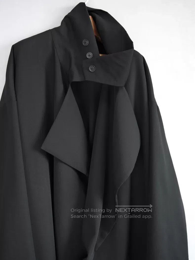 Yohji Yamamoto Yohji Yamamoto 21AW regular pleated wool coat| Size US M / EU 48-50 / 2 - 7 Thumbnail