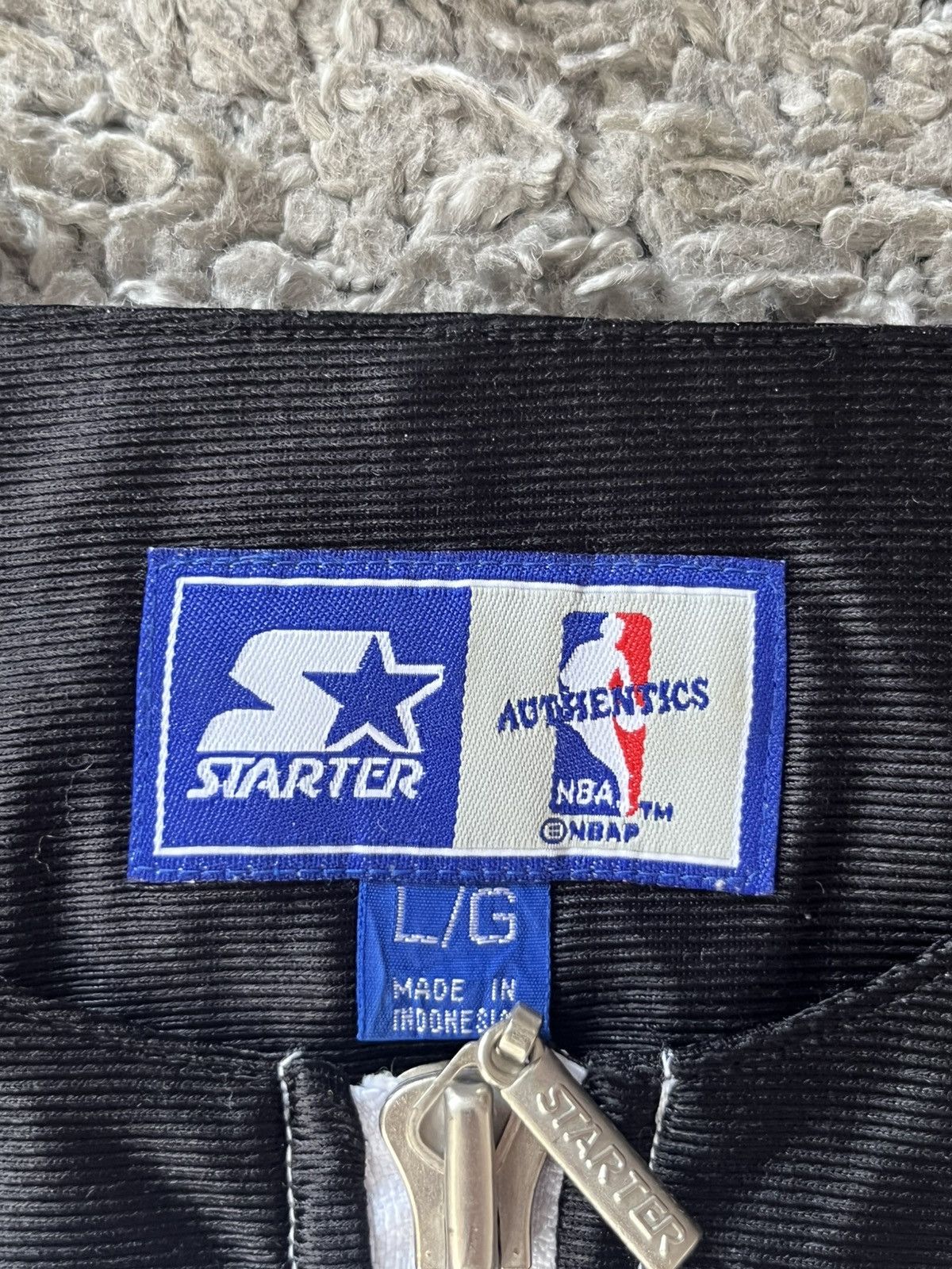 Starter UTAH JAZZ NBA 1998 Vintage Basketball Warm Up Jersey Starter Size US L / EU 52-54 / 3 - 8 Thumbnail
