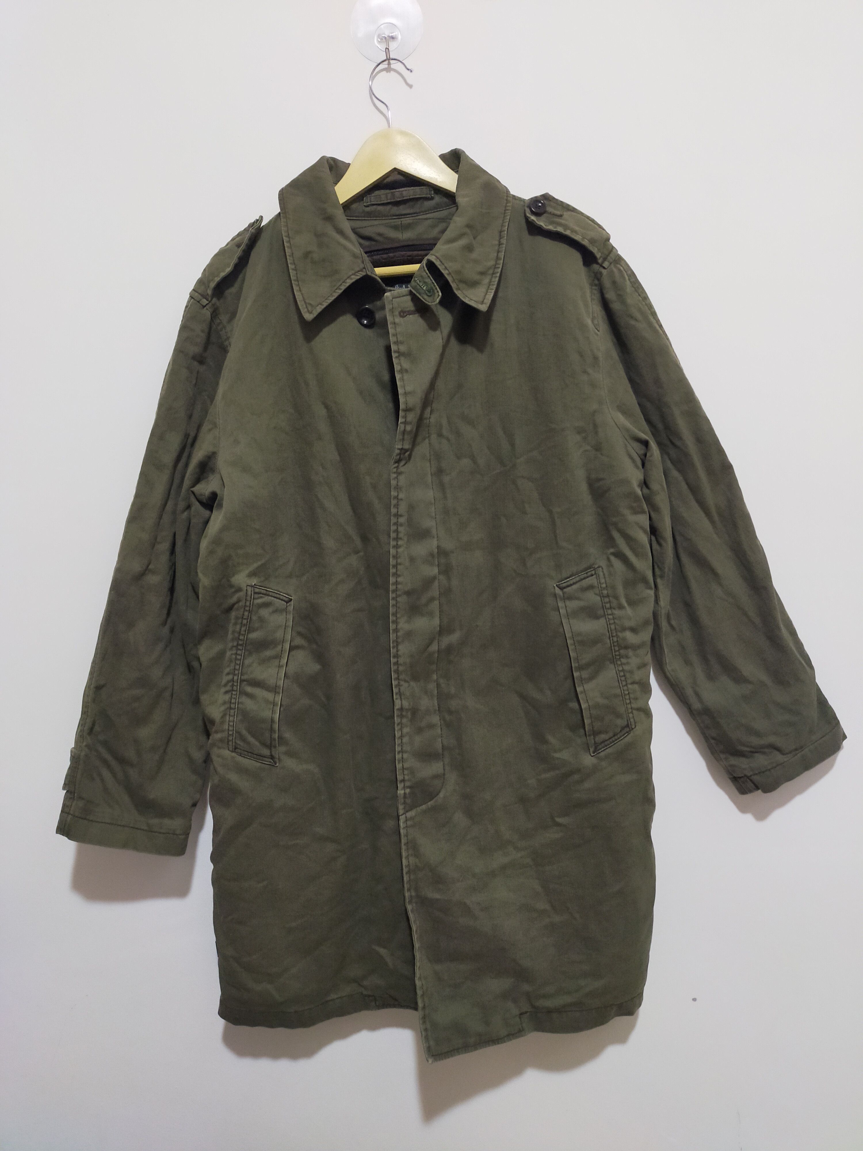 Paul Smith WINTER MEN ARMY GREEN WARM PARKA Size US M / EU 48-50 / 2 - 1 Thumbnail