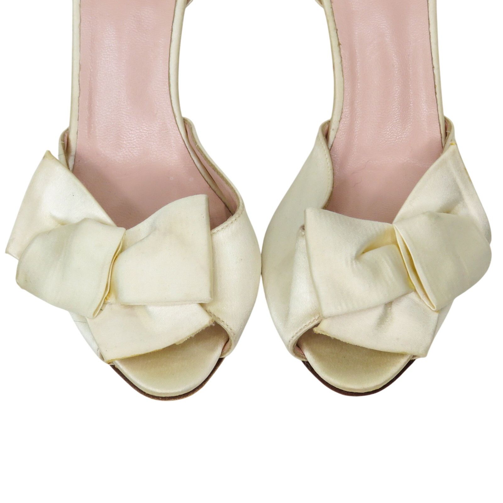 Kate Spade Kate Spade Sala D'Orsay Pump Heels Ivory Satin Glitter 7 Size US 7 / IT 37 - 5 Thumbnail