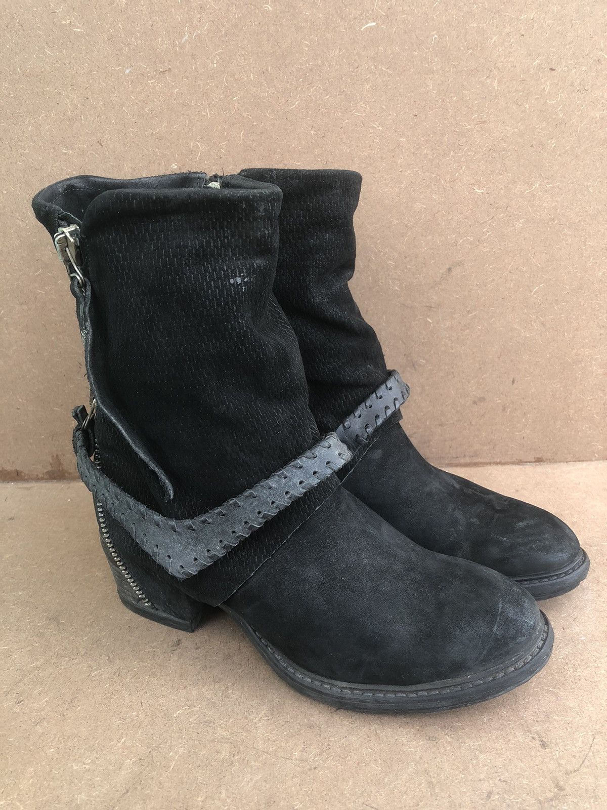 A.S.98 A.S 98 Black Suede Wen’s Boots Size 40 Size US 7 / IT 37 - 1 Thumbnail