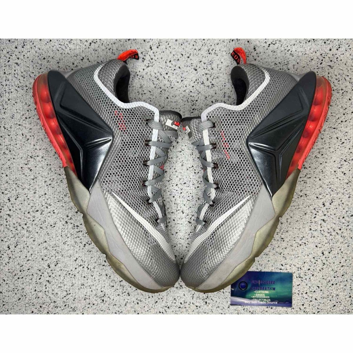 Nike Nike Lebron 12 Low Wolf Grey 12 Men Size US 12 / EU 45 - 1 Thumbnail