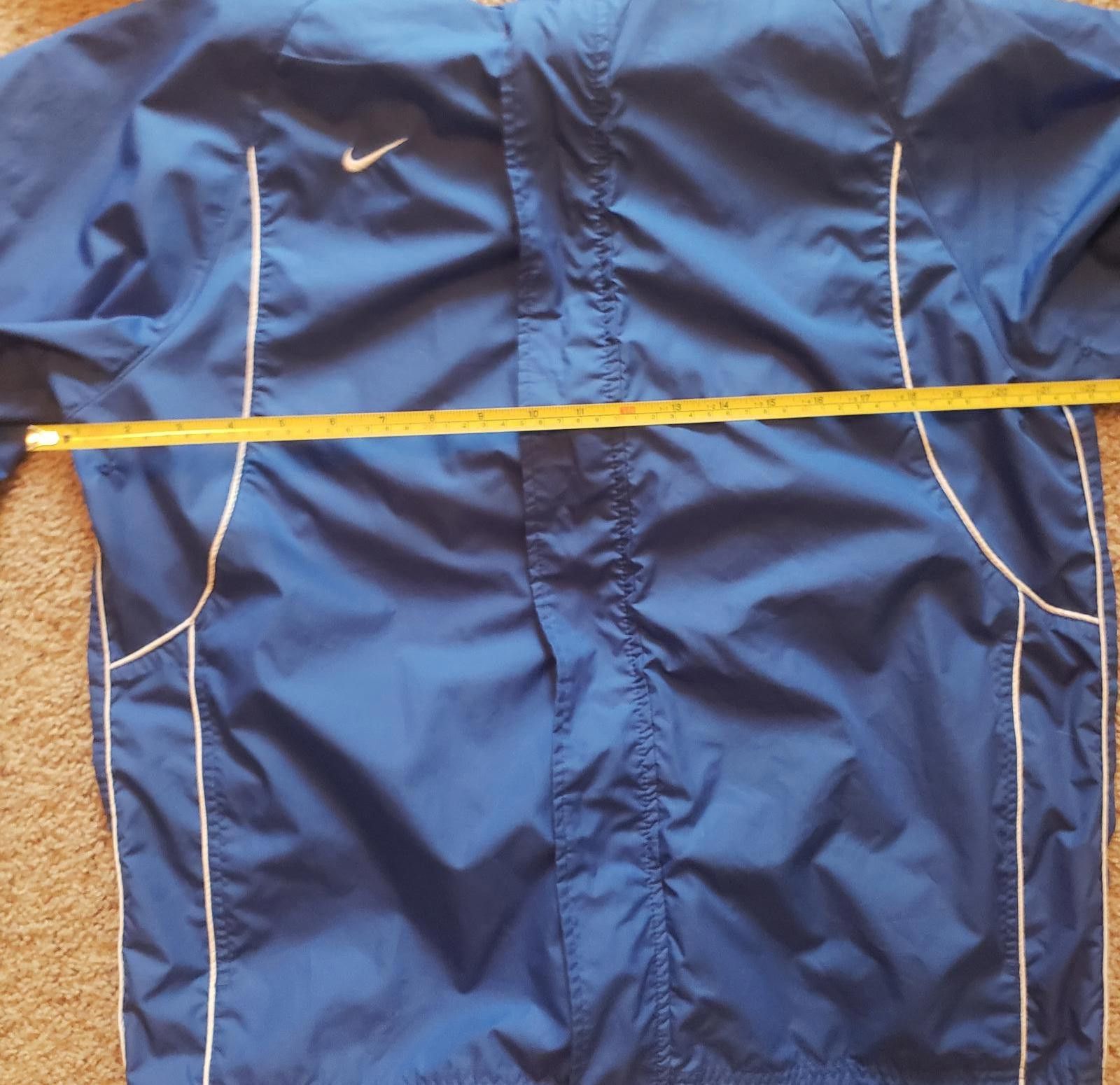 Nike Nike Lightweight Blue Windbreaker Jacket with Hood Size US M / EU 48-50 / 2 - 8 Thumbnail