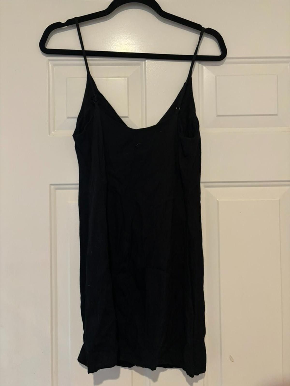Designer Womens Reformation black sz S mini dress #412 Size S / US 4 / IT 40 - 2 Thumbnail