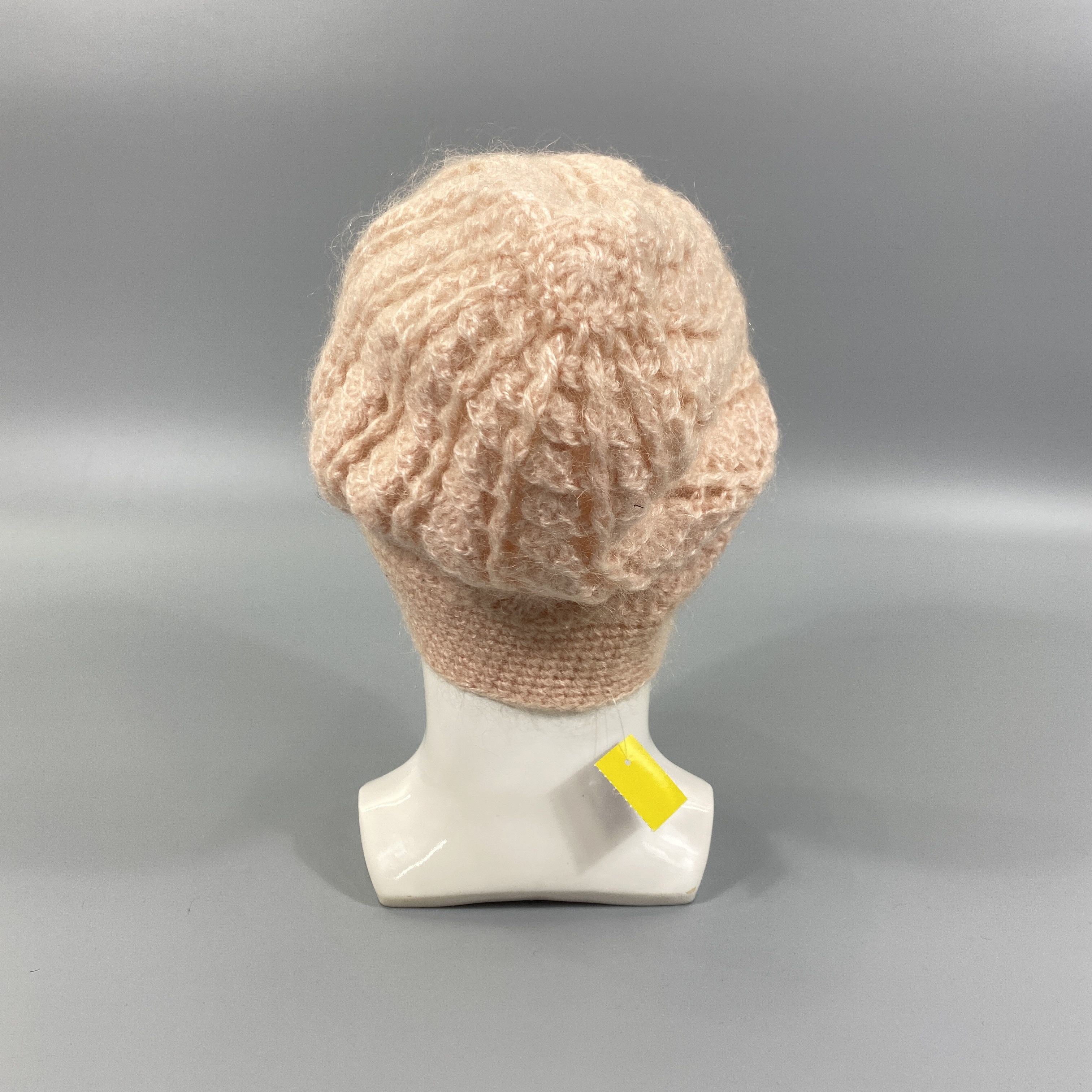 Japanese Brand Handmade Knit Crochet Alpaca Hat -BN766 Size ONE SIZE - 4 Thumbnail