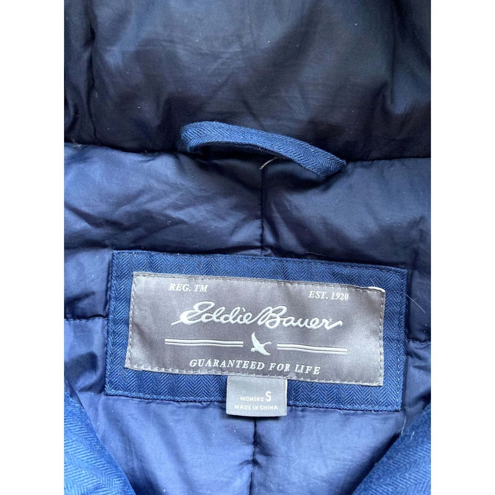 Eddie Bauer VINTAGE Eddie Bauer Jacket Womens S Blue Down Quilted Hooded Parka 80s 90s Versatile Winter Fall Womens Size S / US 4 / IT 40 - 4 Thumbnail