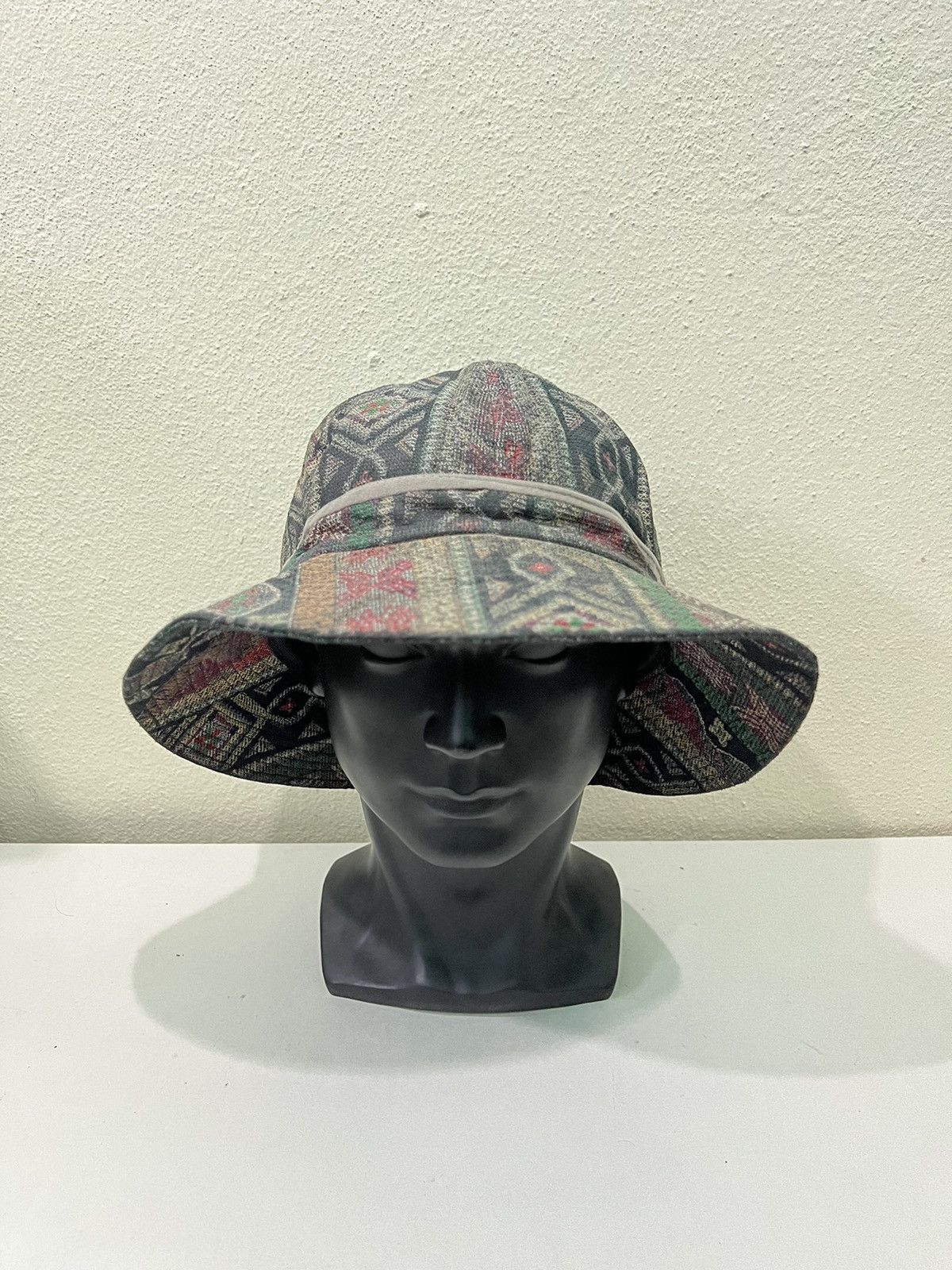 Japanese Brand Japanese Fashion Patchwork Design Bucket Hats Size ONE SIZE - 2 Thumbnail