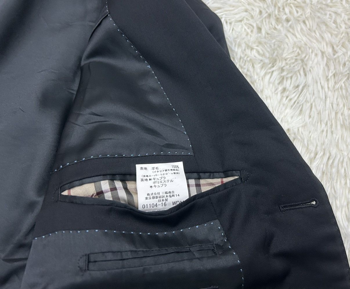 Black Label × Burberry Burberry Black Label Super 120's Wool Blazer Jacket Size 40R - 8 Thumbnail