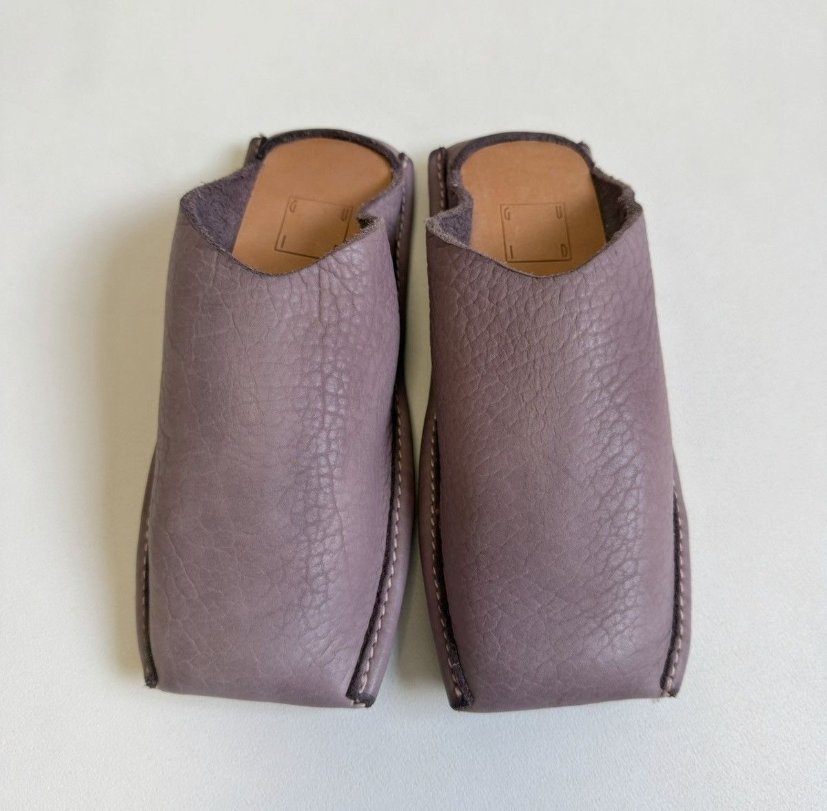 Guidi ‘Violet Bison Leather’ Mule Shoes Size US 8 / IT 38 - 10 Thumbnail