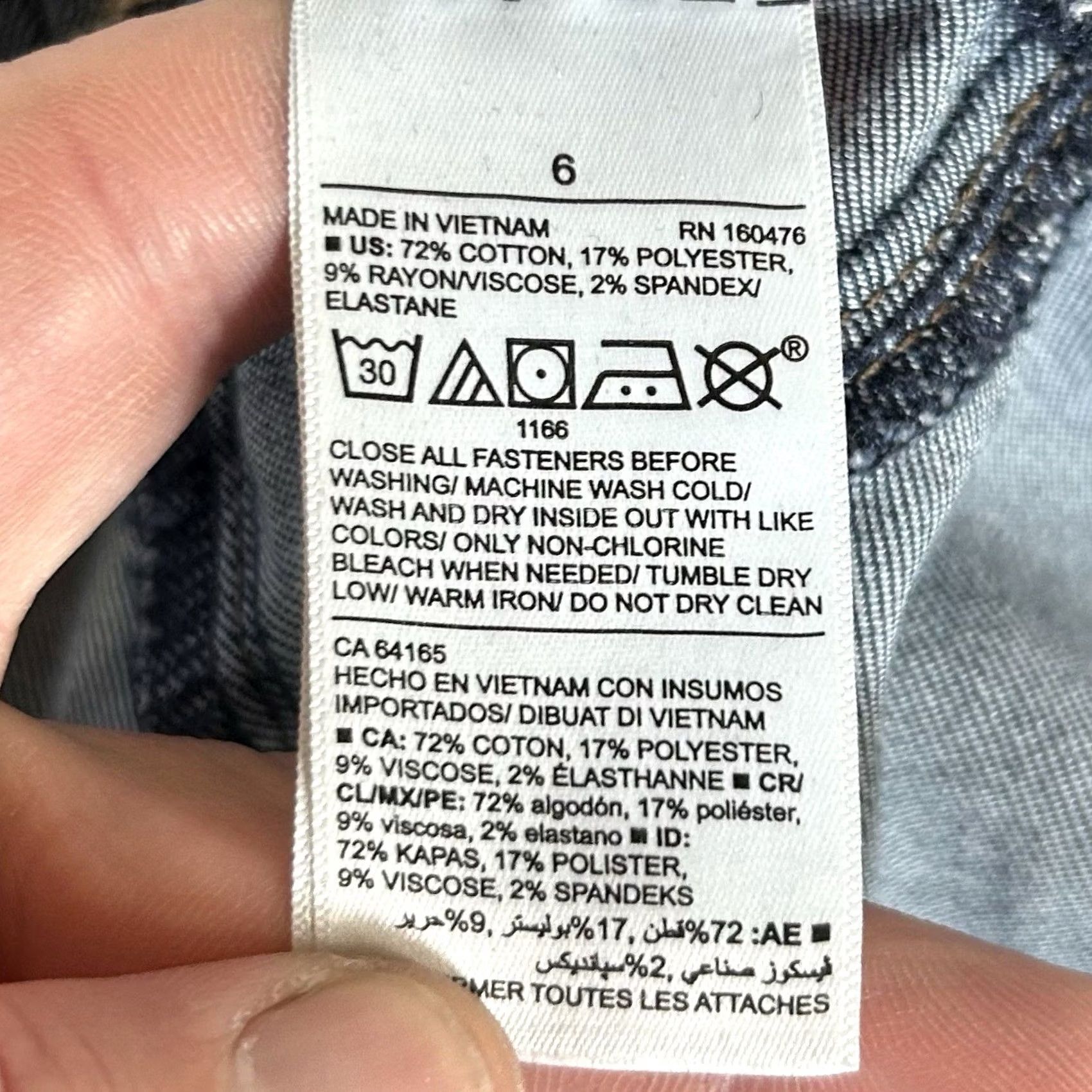 Old Navy Old Navy Rockstar Super Skinny Jeggings Womens 6 Blue Dark Wash Denim Pullover Jeans Skinny City 90s Womens Size M / US 6-8 / IT 42-44 - 5 Thumbnail