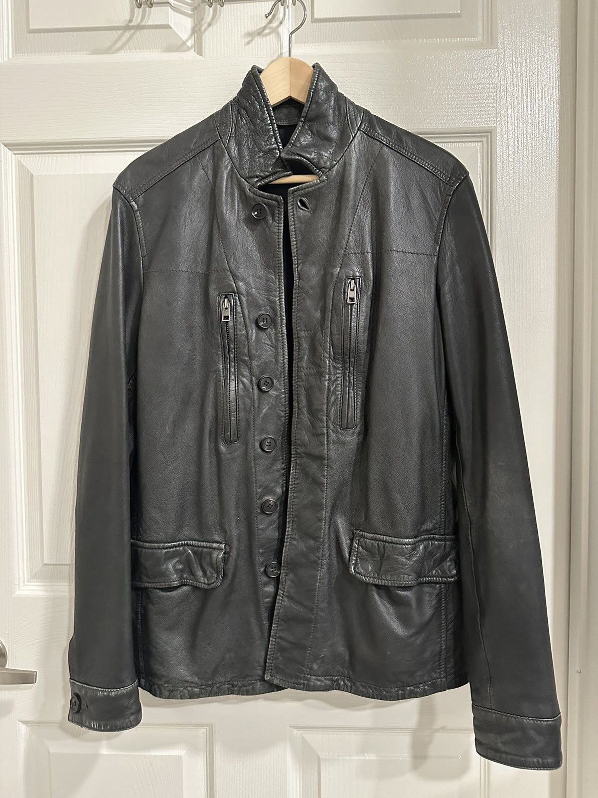 Allsaints Allsaint Callon leather jacket Grailed