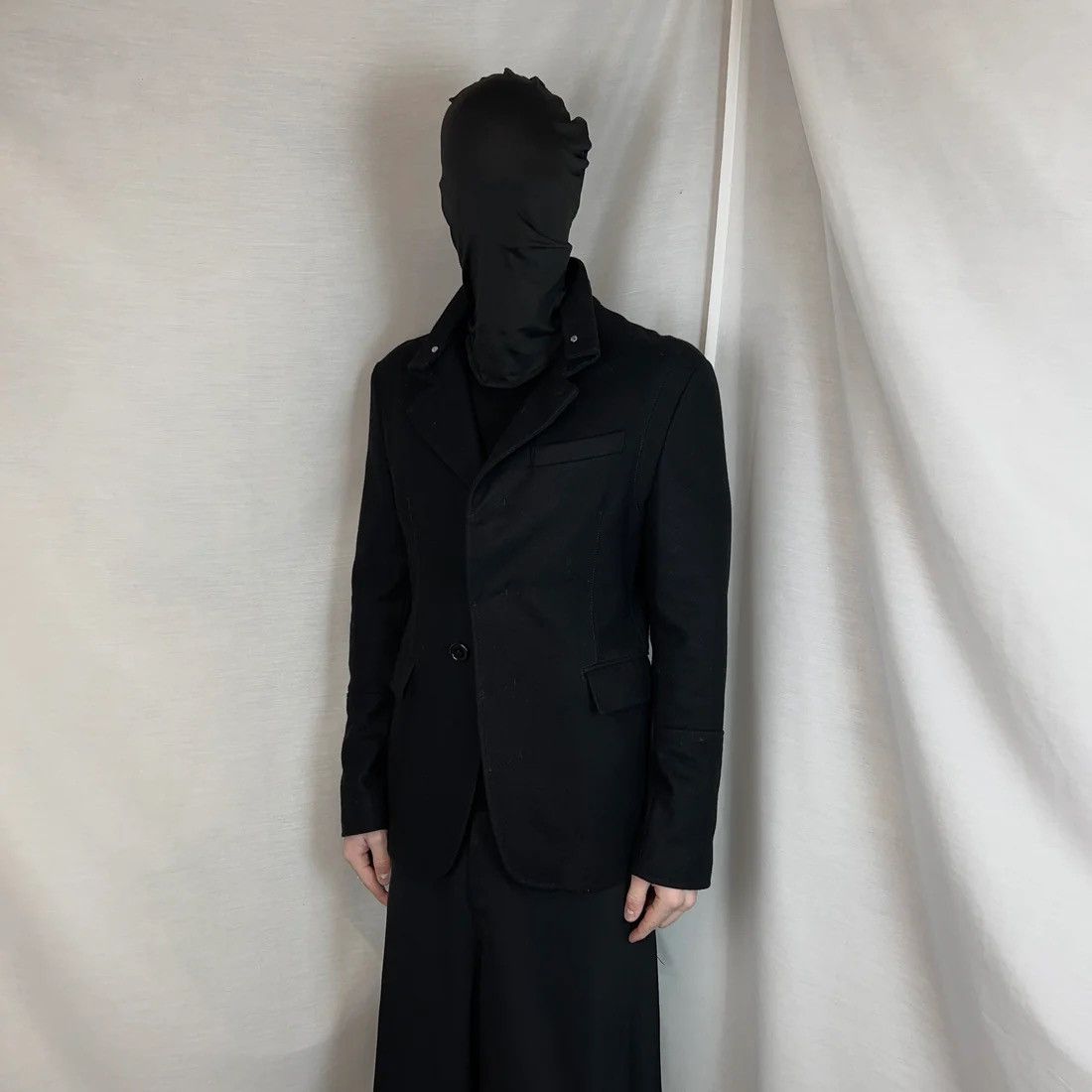 Dirk Bikkembergs Dirk Bikkembergs Twisted Stud Collar Wool Jacket - AW09 Size US M / EU 48-50 / 2 - 2 Thumbnail