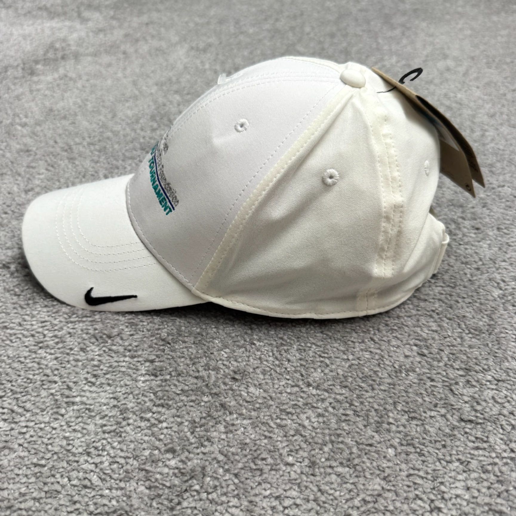 Nike Nike Golf Hat M White Dri-Fit Porch Front Porch Communities Celtic NWT Adjustable Lightweight Men Cap 90s? Size ONE SIZE - 2 Thumbnail