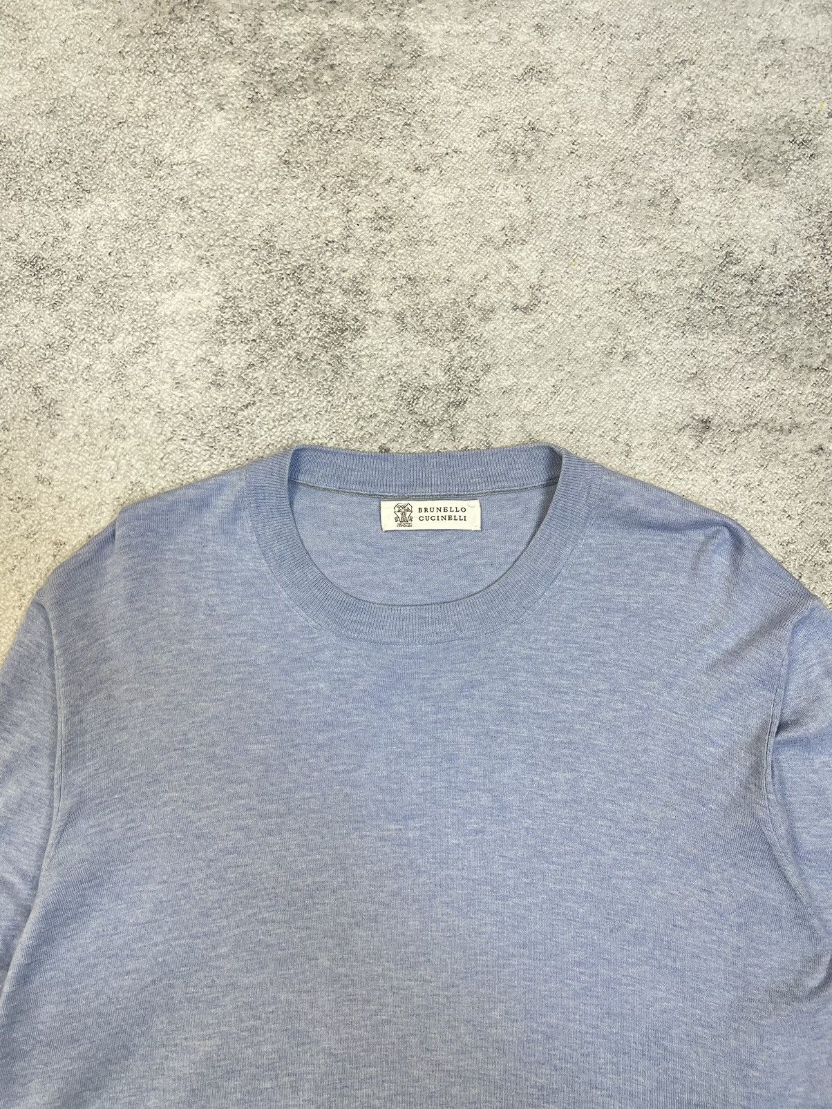 Brunello Cucinelli Brunello Cucinelli blue sweatshirt Size US L / EU 52-54 / 3 - 5 Thumbnail