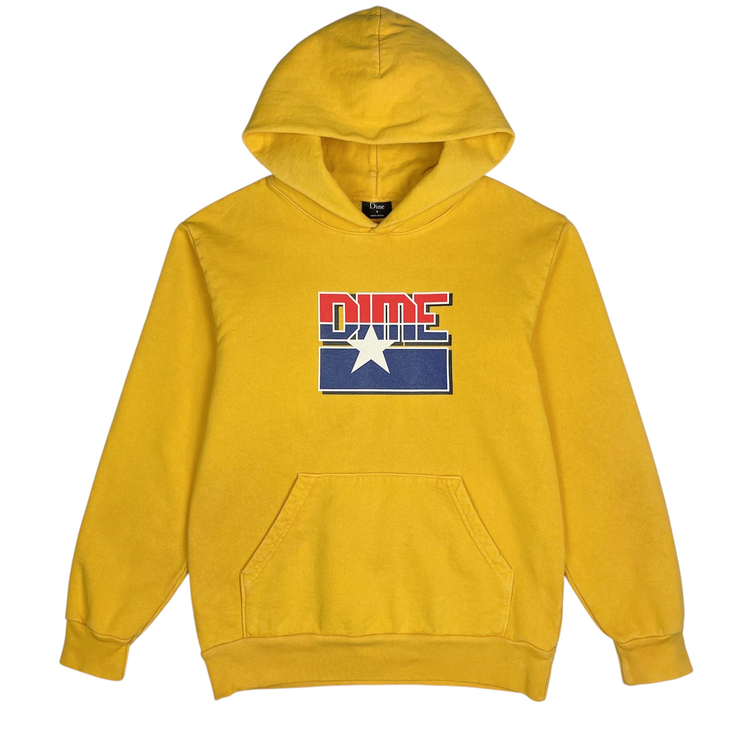 Dime Dime Heavy Duty Yellow Hoodie Size US S / EU 44-46 / 1 - 2 Thumbnail