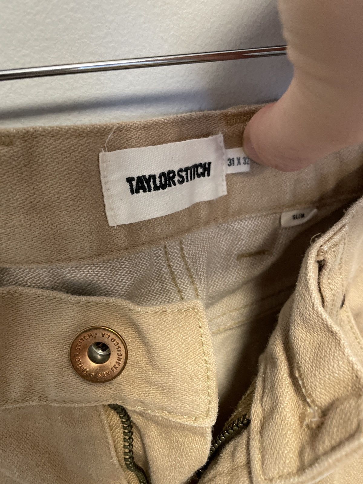 Taylor Stitch Taylor Stitch Slim All Day Pant 31x32 Size US 31 - 2 Thumbnail