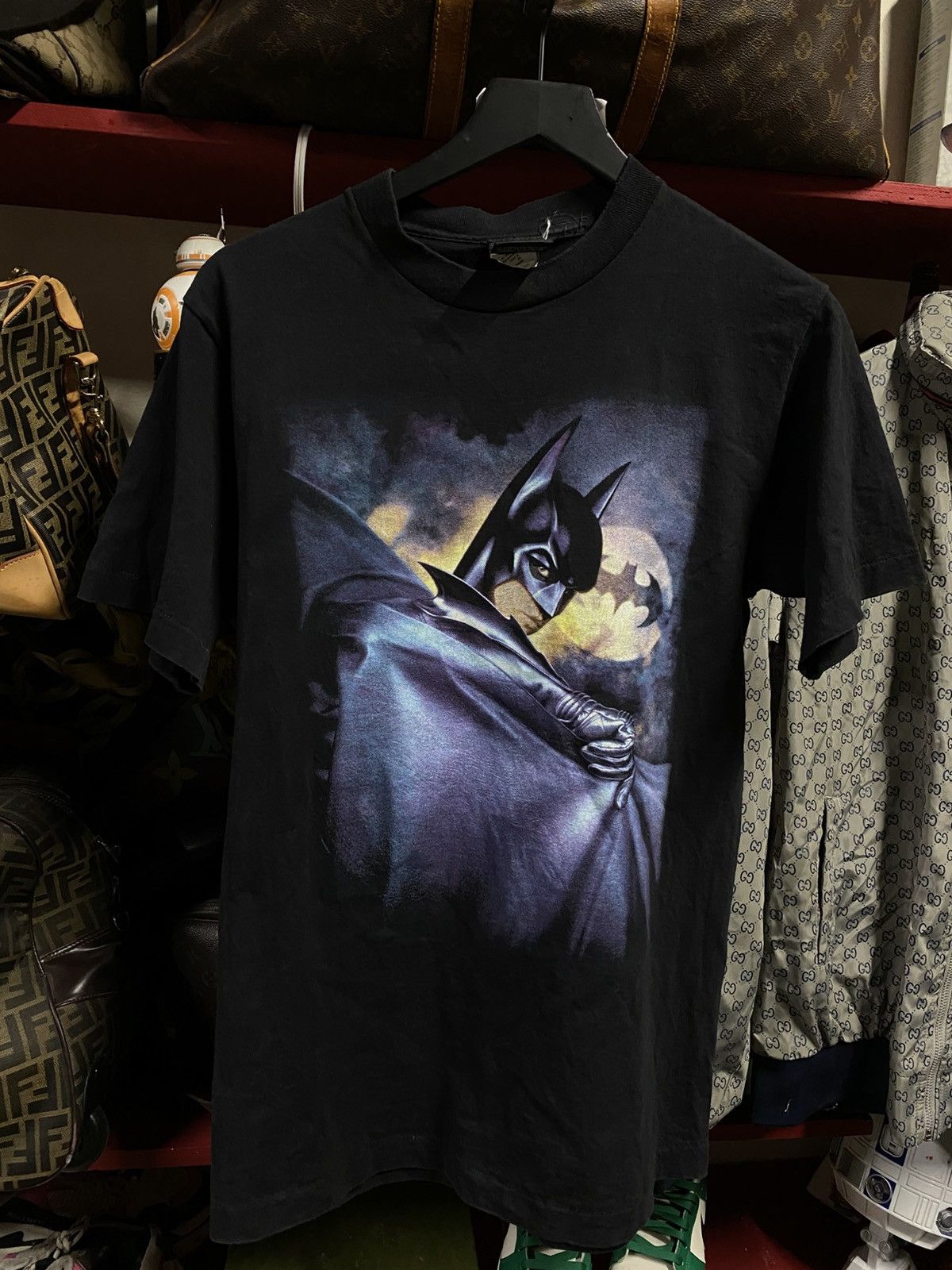 Vintage 90’s Vintage Batman Movie Promo Tee Shirt Large Size US L / EU 52-54 / 3 - 6 Thumbnail