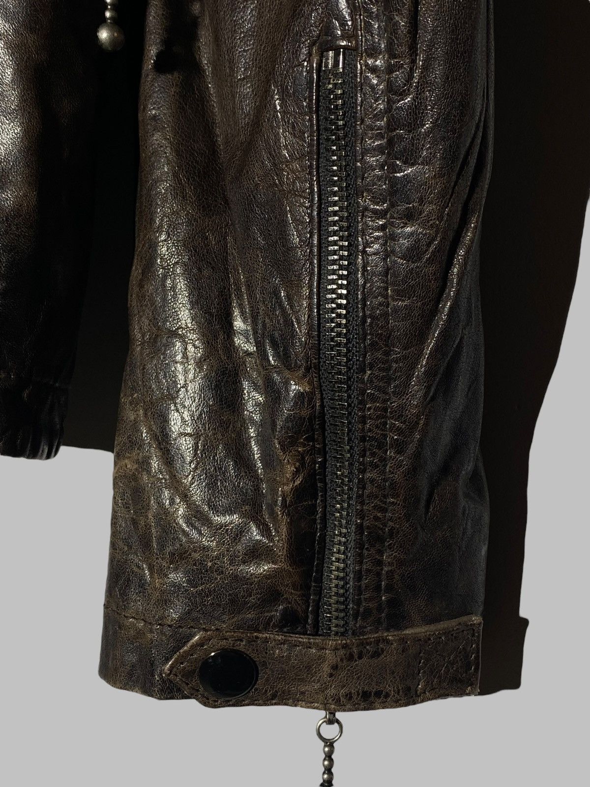 Allsaints Allsaints Drought Leather Biker Jacket Size US L / EU 52-54 / 3 - 9 Thumbnail