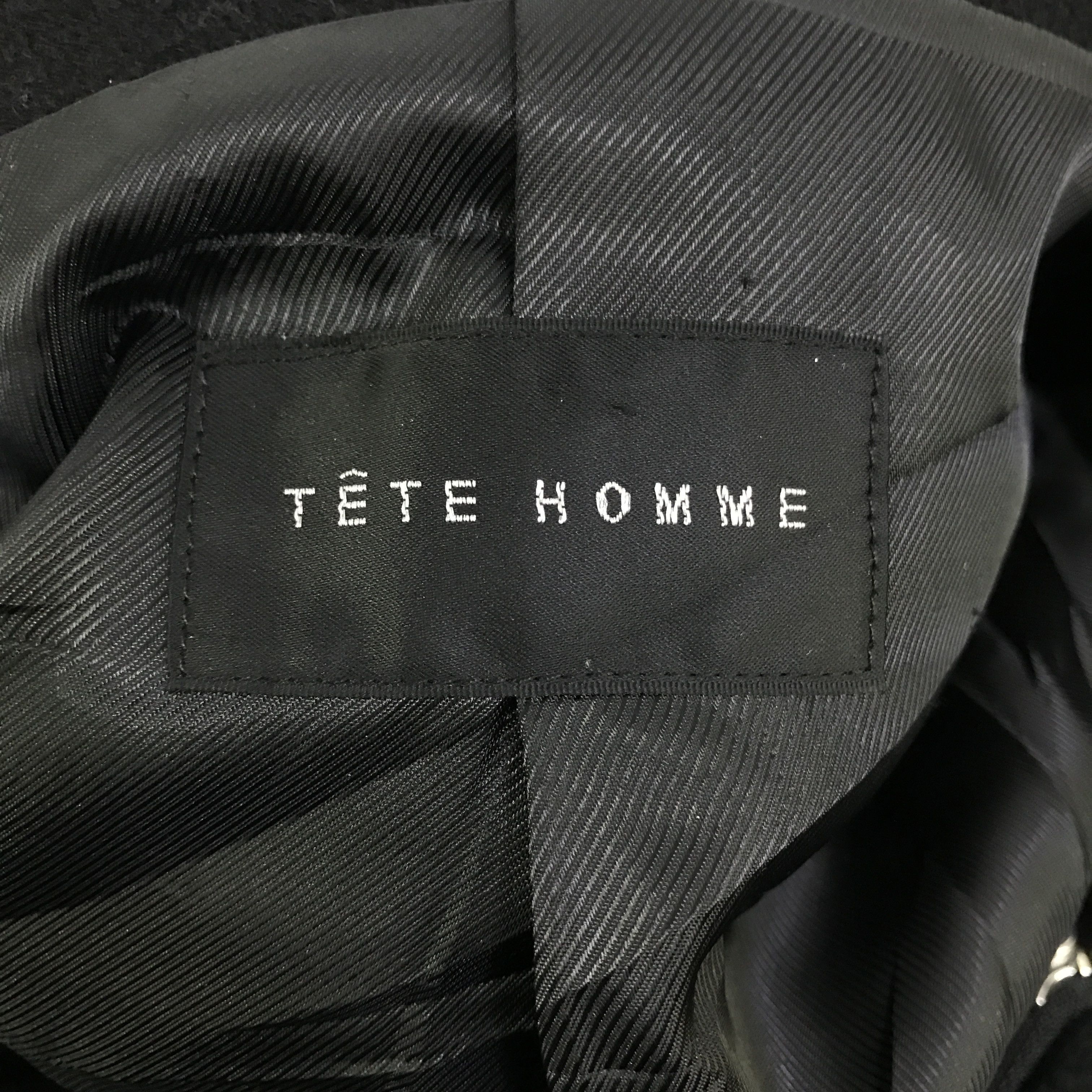 Tete Homme tete homme japanese coats wool hoodie jacket K122B3 Size US M / EU 48-50 / 2 - 11 Thumbnail