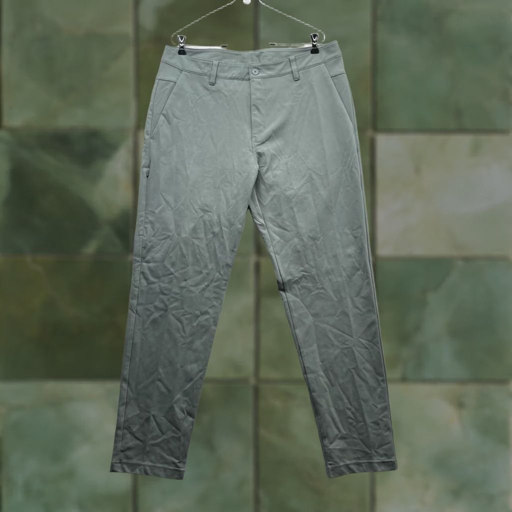 Vintage BYLT Everyday Pants 2.0 Mens 2XL 38x31 Green Chino Performance Stretch Casual Athletic Pants Size US 39 - 1 Thumbnail