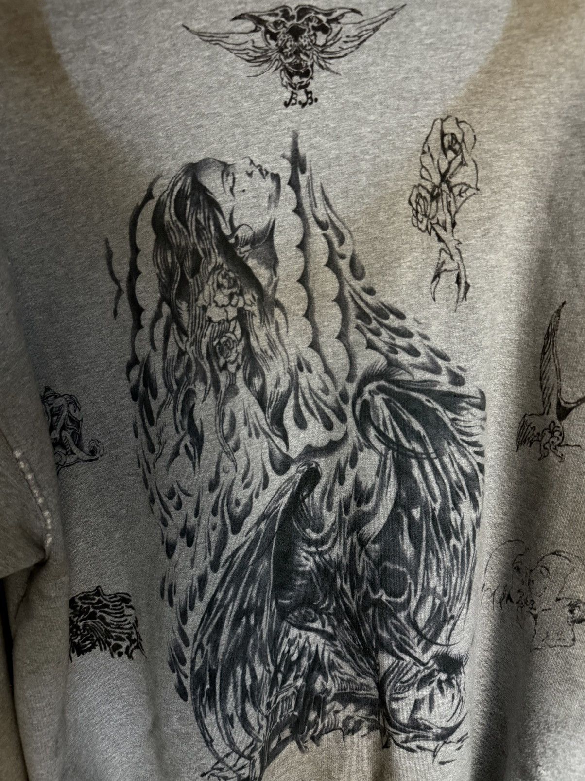 Balenciaga Balenciaga Tattoo Hoodie Size US M / EU 48-50 / 2 - 5 Thumbnail