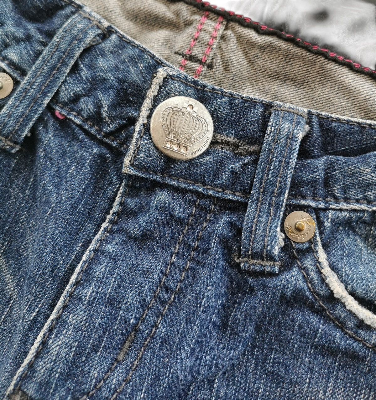 Tornado Mart Edwin Distressed Crash Denim Size 29" - 8 Thumbnail