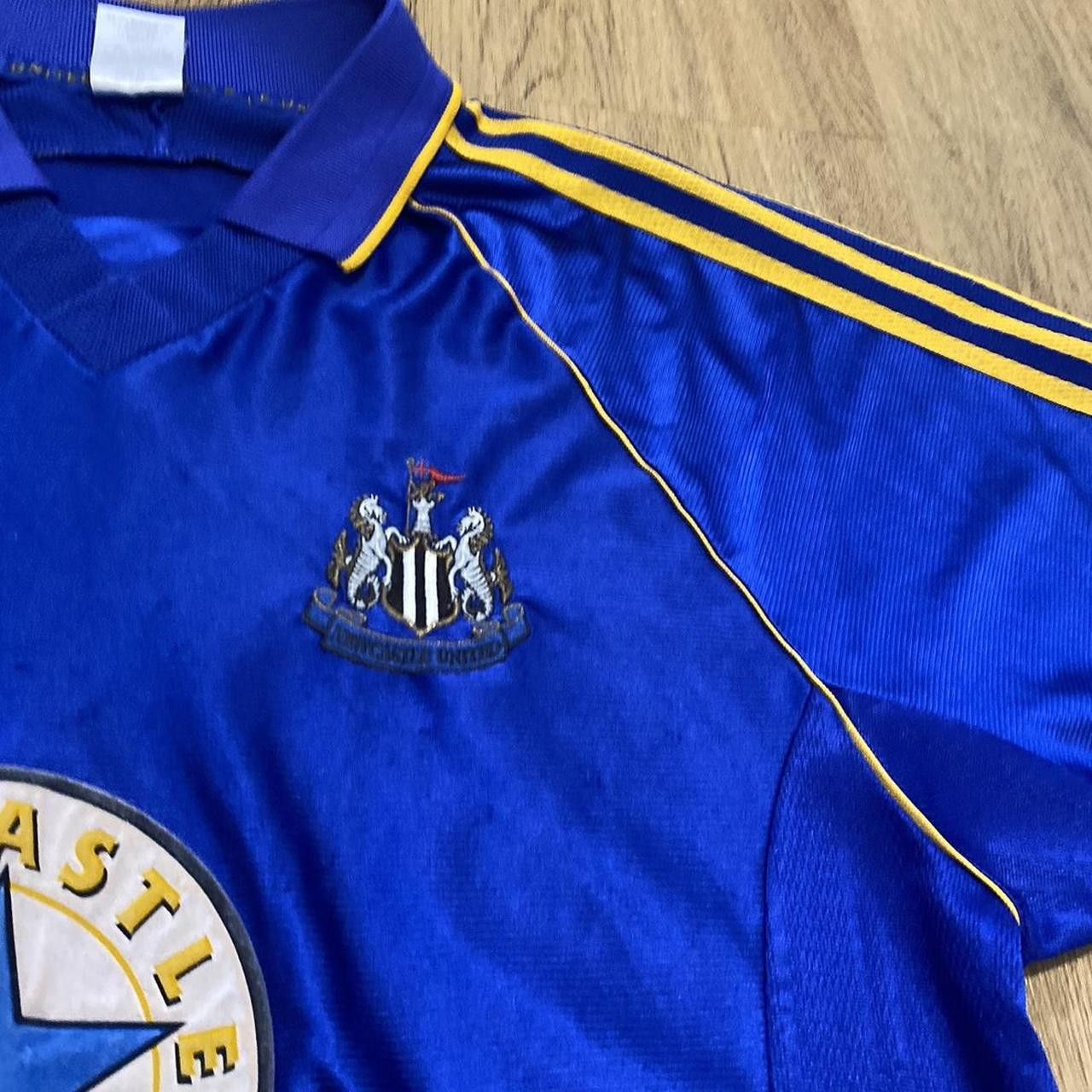 Adidas 1998-00 Newcastle Away Football Adidas Premier League Shirt Size US XL / EU 56 / 4 - 7 Thumbnail