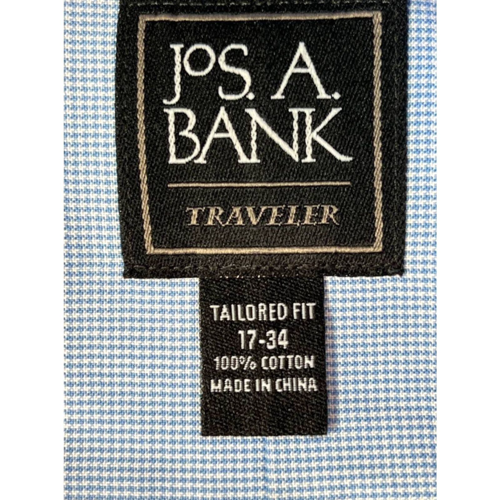 Jos. A. Bank Jos. A. Bank Dress Shirt Blue Long Sleeve Button Down Chest Pocket Regular Fit 17-34 48 in Chest Mens XL Size US XL / EU 56 / 4 - 6 Thumbnail