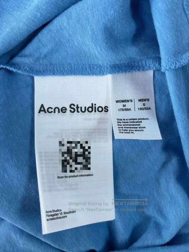 Acne Studios Acne Studios Baby Blue Vintage 1996 Printed Long Sleeve T- Size M / US 6-8 / IT 42-44 - 5 Thumbnail