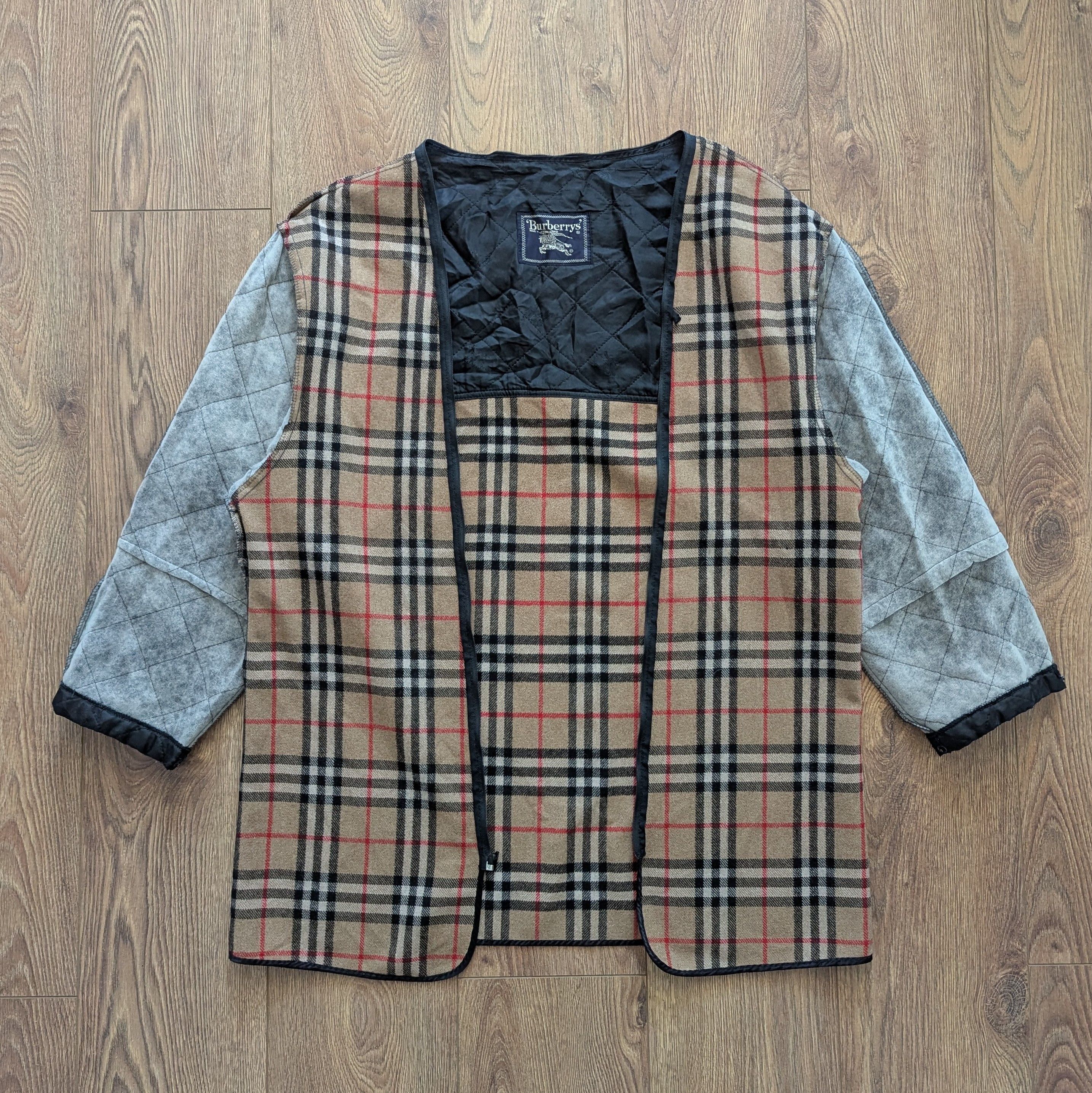 Burberry Vintage BURBERRYS Wool Cashmere Men's Coat + Novachek Lining Size US L / EU 52-54 / 3 - 15 Thumbnail