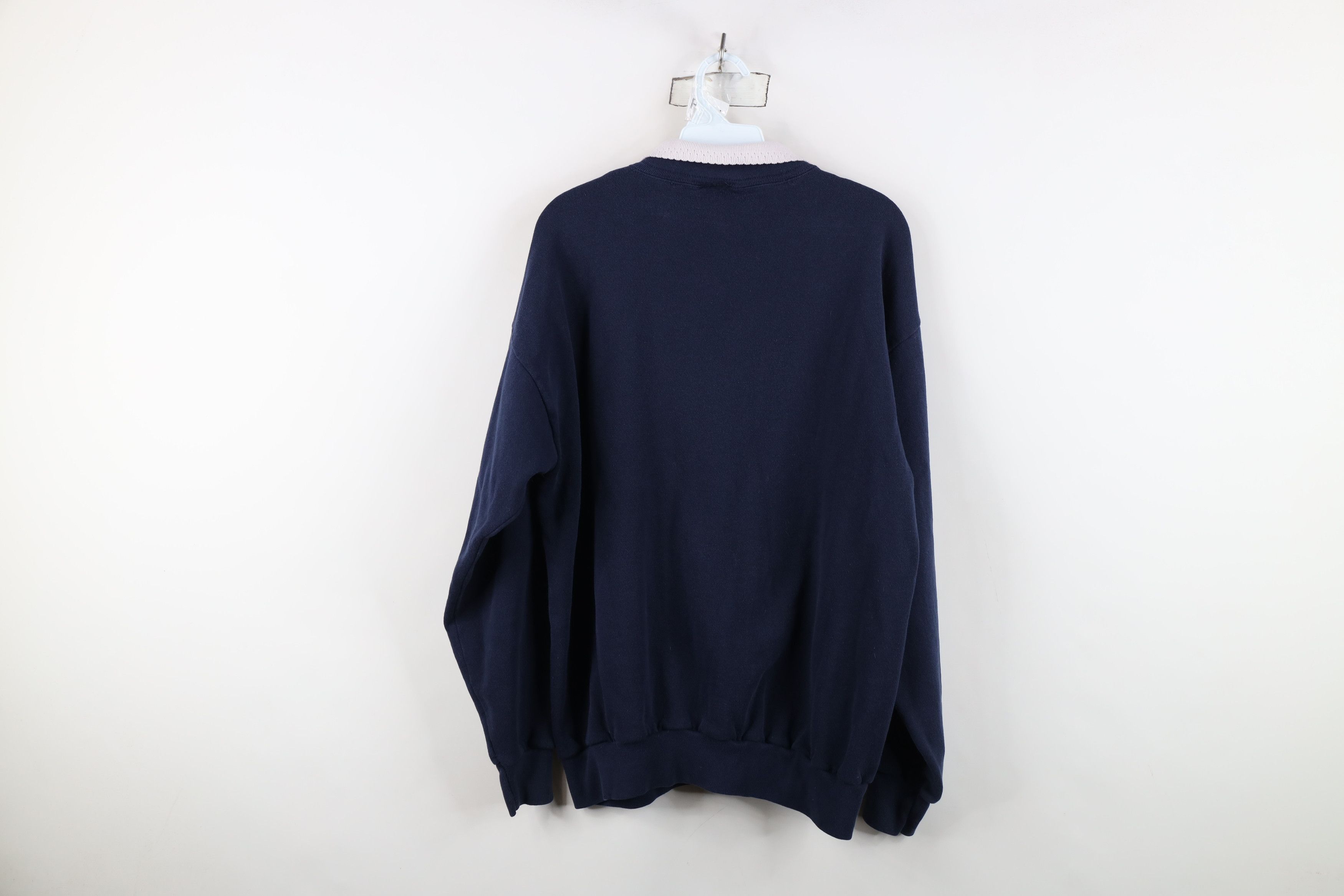 Vintage Vintage 90s Streetwear Horse Unicorn Collared Sweatshirt USA Size L / US 10 / IT 46 - 11 Thumbnail
