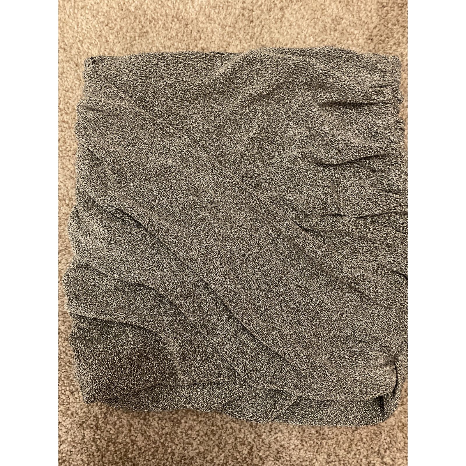 Zara Zara Metallic Silver Shirred Cropped Length Tube Top, M Size M / US 6-8 / IT 42-44 - 2 Thumbnail