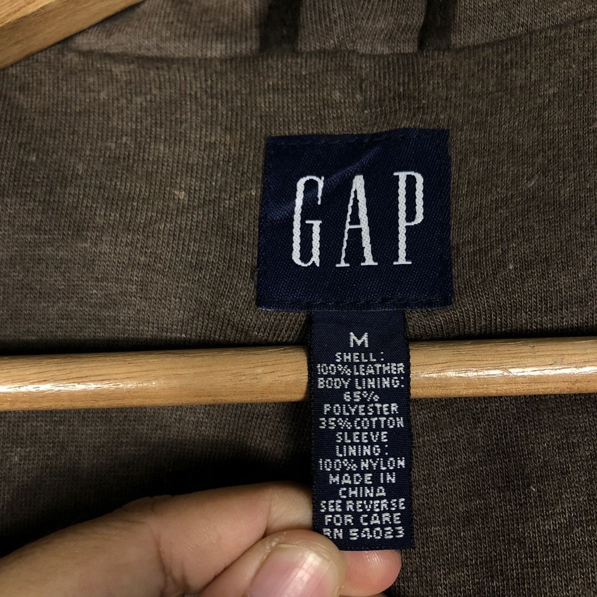 Japanese Brand 📌Vintage Genuine Leather Bomber Jacket Gap Size US M / EU 48-50 / 2 - 20 Thumbnail