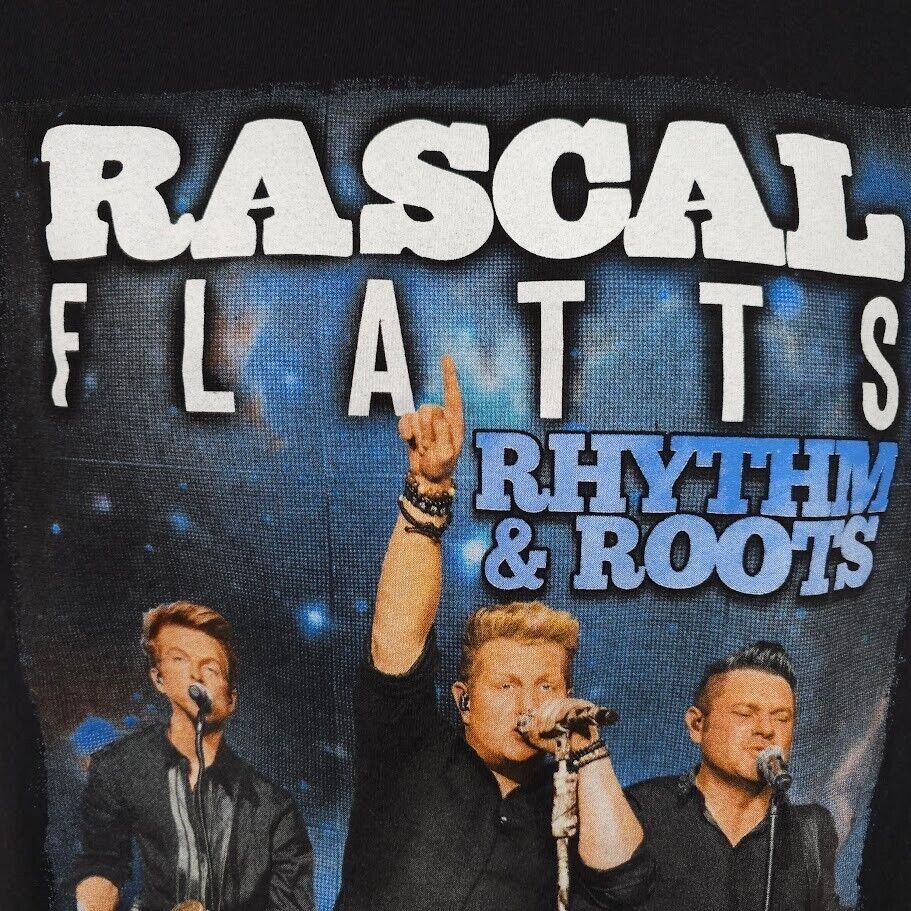 Other Rascal Flatts T Shirt Mens Size Medium Black 2016 Rhythm Size US M / EU 48-50 / 2 - 2 Thumbnail