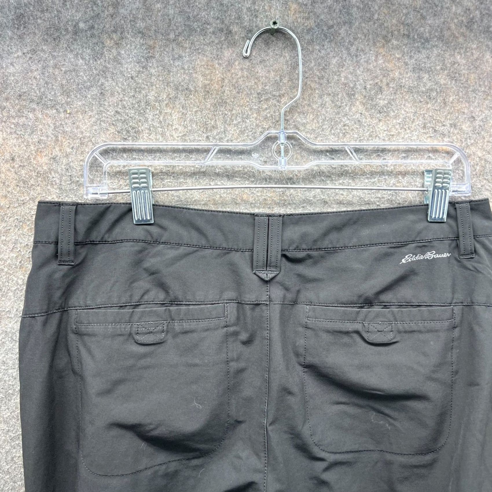 Eddie Bauer Eddie Bauer Pants Womens 6 Black Capri Lightweight Stretch Outdoor Hiking Ascent Size 28" / US 6 / IT 42 - 3 Thumbnail