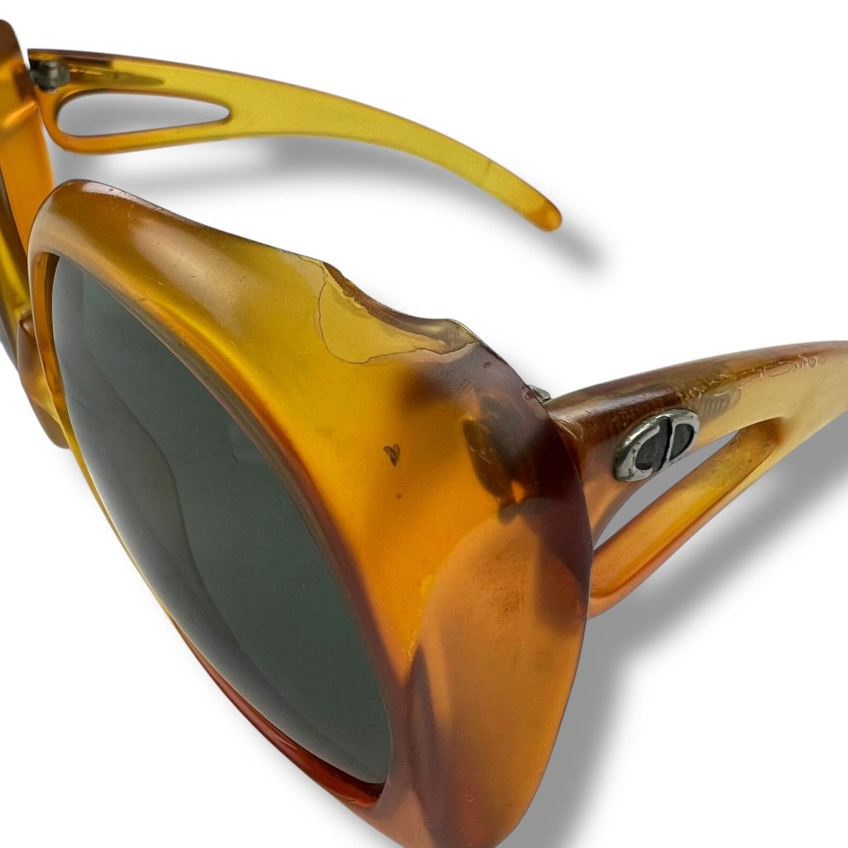 Dior Dior 1970’s Amber Sunglasses Size ONE SIZE - 4 Thumbnail