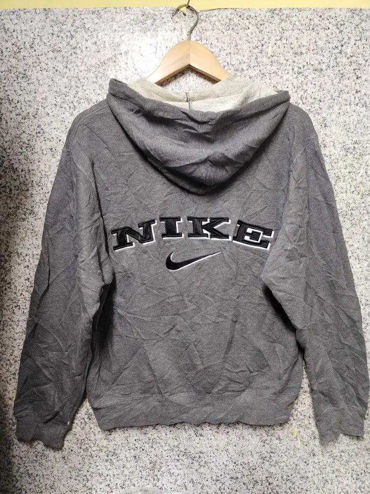 Nike × Vintage Vintage Nike Distressed Faded Hoodie Size US M / EU 48-50 / 2 - 1 Thumbnail