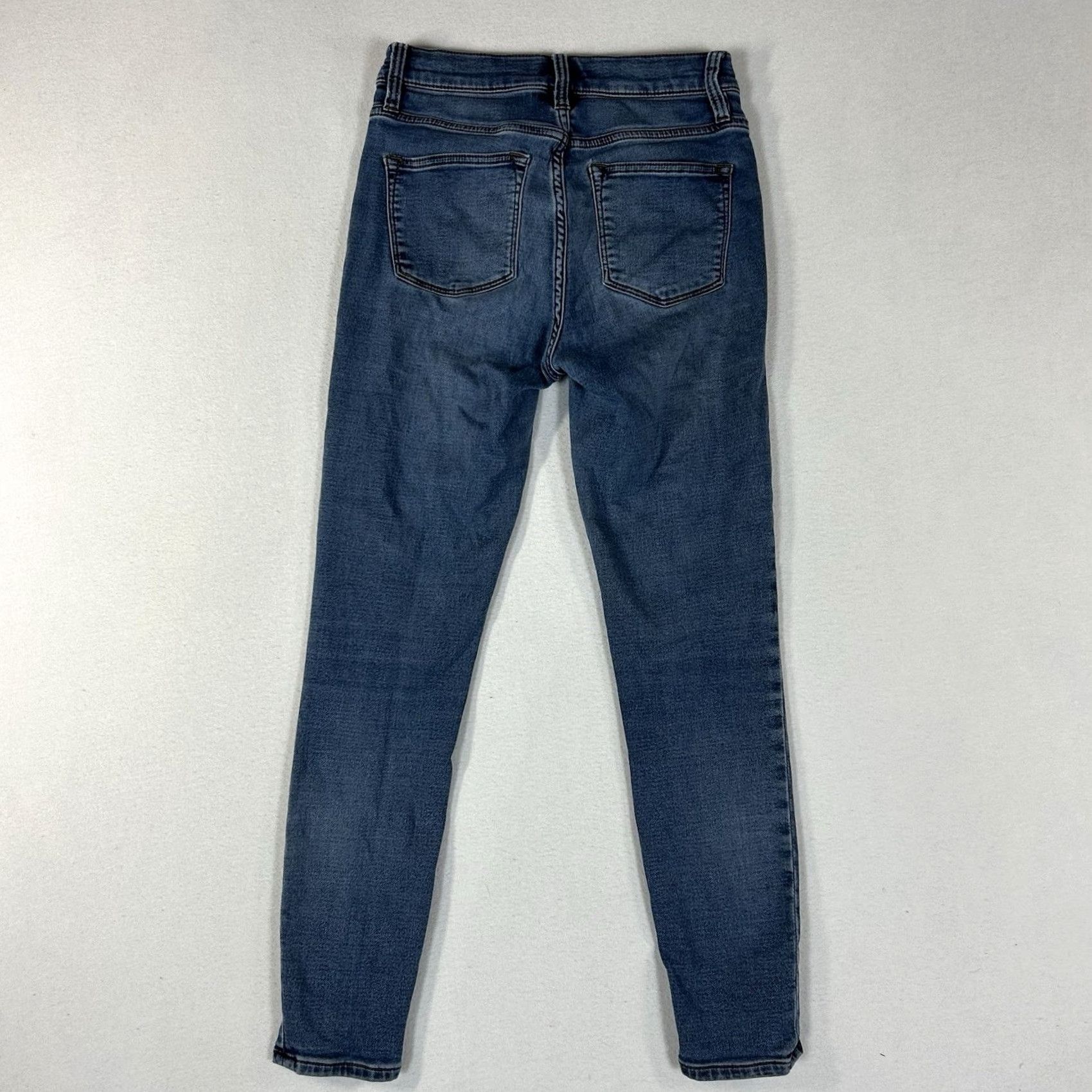 J.Crew J. Crew Skinny Jeans Women's 27 Mid Rise Stretch Blue Denim Medium Wash Casual Slim Fit 5-Pocket Design Womens Size 27" / US 4 / IT 40 - 6 Thumbnail
