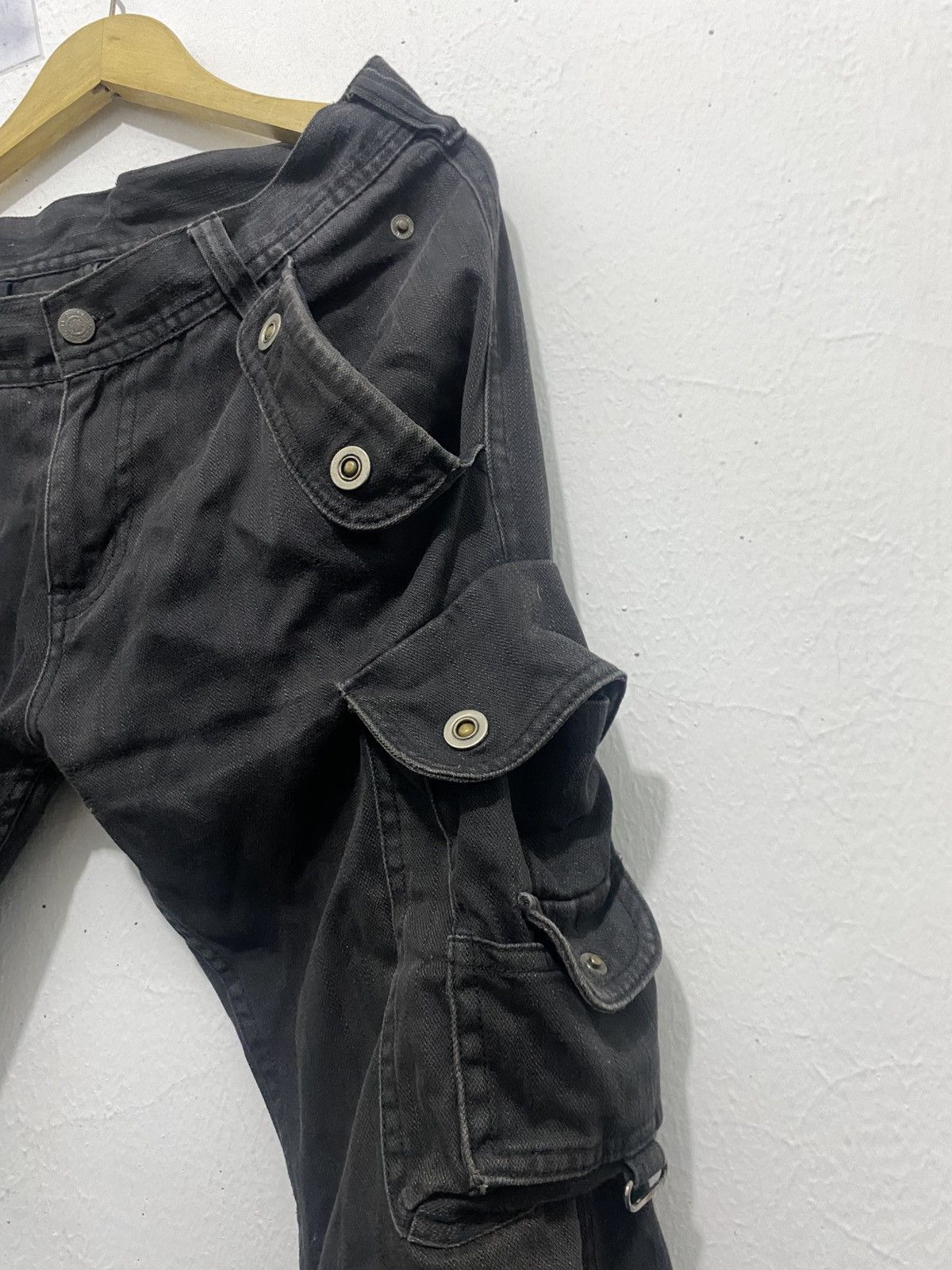 Tornado Mart Tornado Mart Flared Cargo Pants Size US 30 / EU 46 - 3 Thumbnail