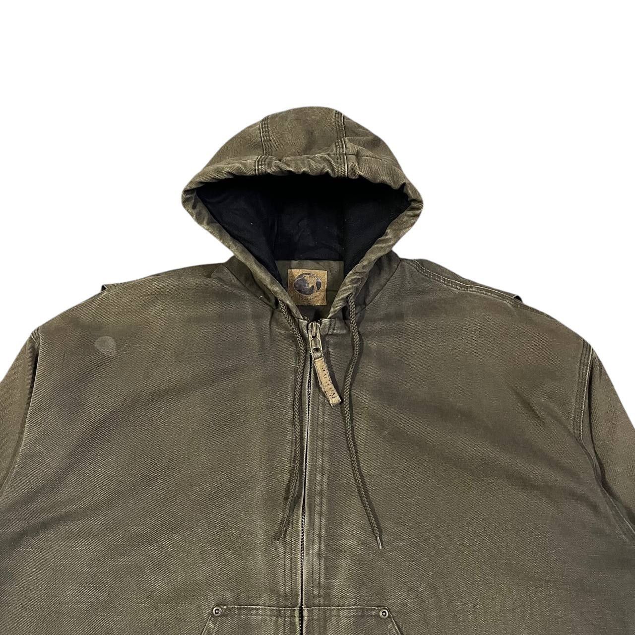 Carhartt Vintage Berne Duck Canvas Active Jacket Sunfaded Size US XXL / EU 58 / 5 - 2 Thumbnail