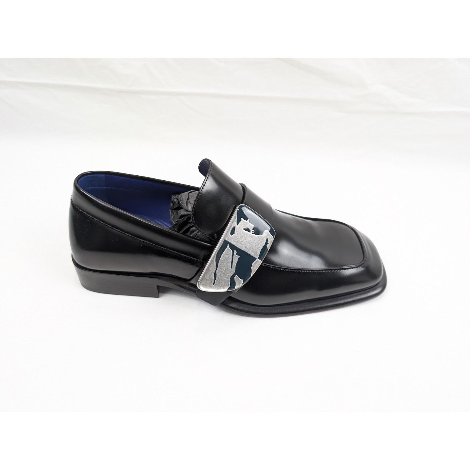 o1rshd1 Leather Loafers Shoes in Black