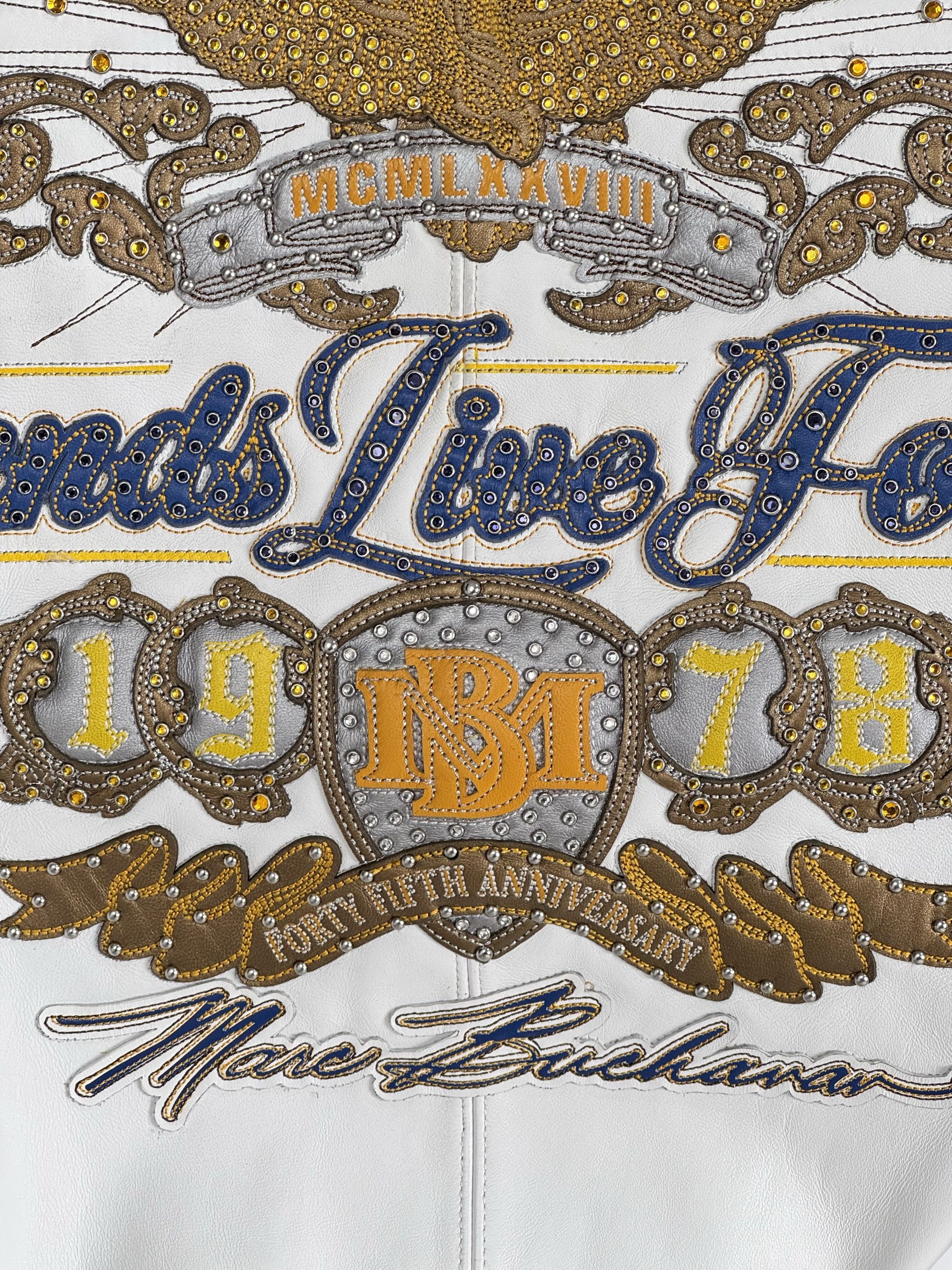 Pelle Pelle NEW WITH TAG* 'LEGENDS LIVE FOREVER' LEATHER JACKET Size US L / EU 52-54 / 3 - 4 Thumbnail