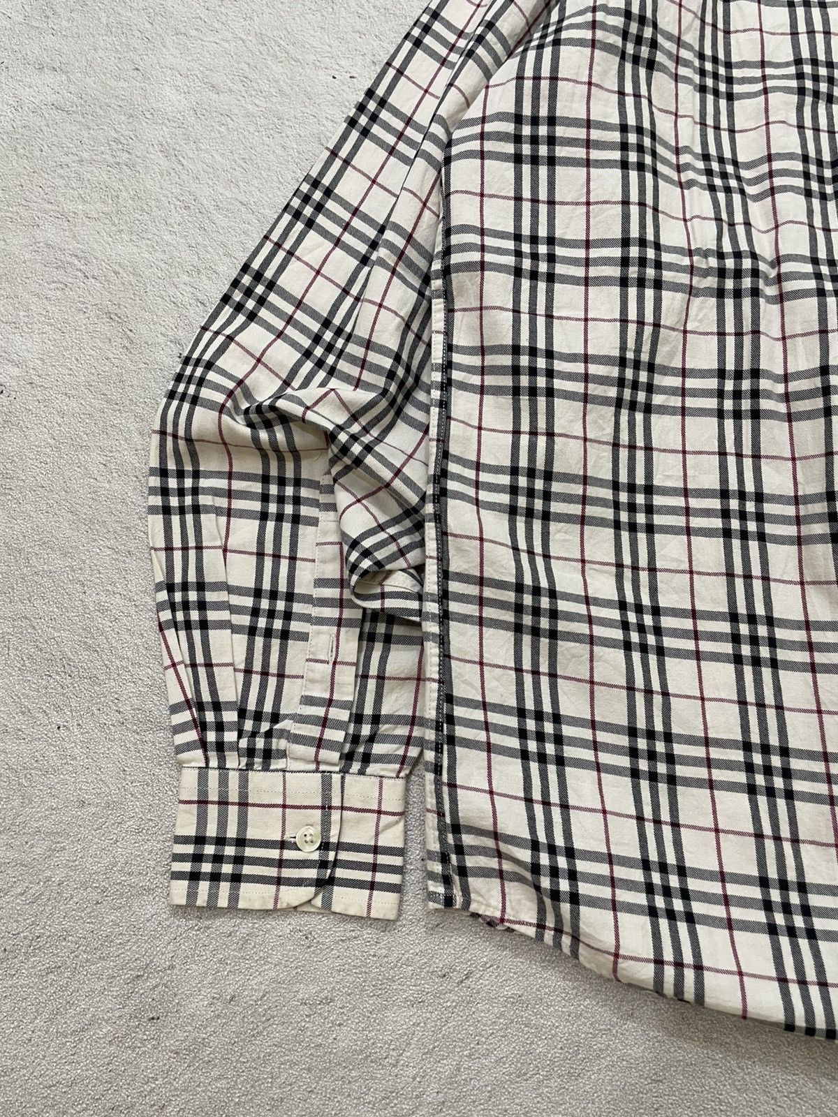 Burberry Burberry Vintage Plaid Shirt Y2K Hysteric Streetwear Ifsix Size US XL / EU 56 / 4 - 10 Thumbnail