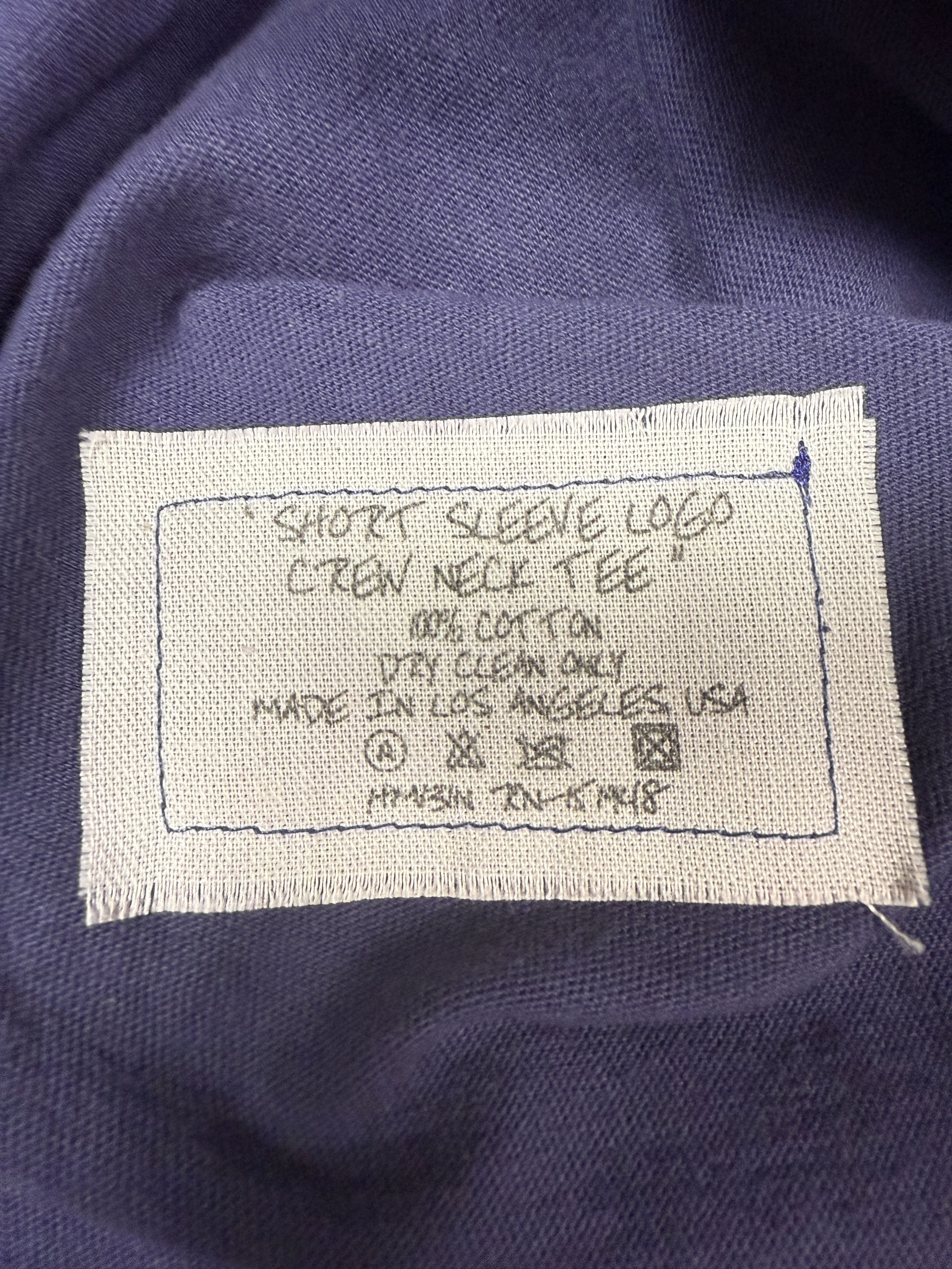 Greg Lauren Greg Lauren Short Sleeve Logo Crew Neck Tee Size US XXL / EU 58 / 5 - 4 Thumbnail