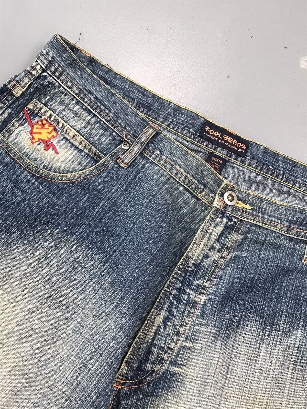 JNCO × Southpole × Vintage Crazy vintage fool jeans angry monkey 🐵 denim jort Size US 40 / EU 56 - 6 Thumbnail