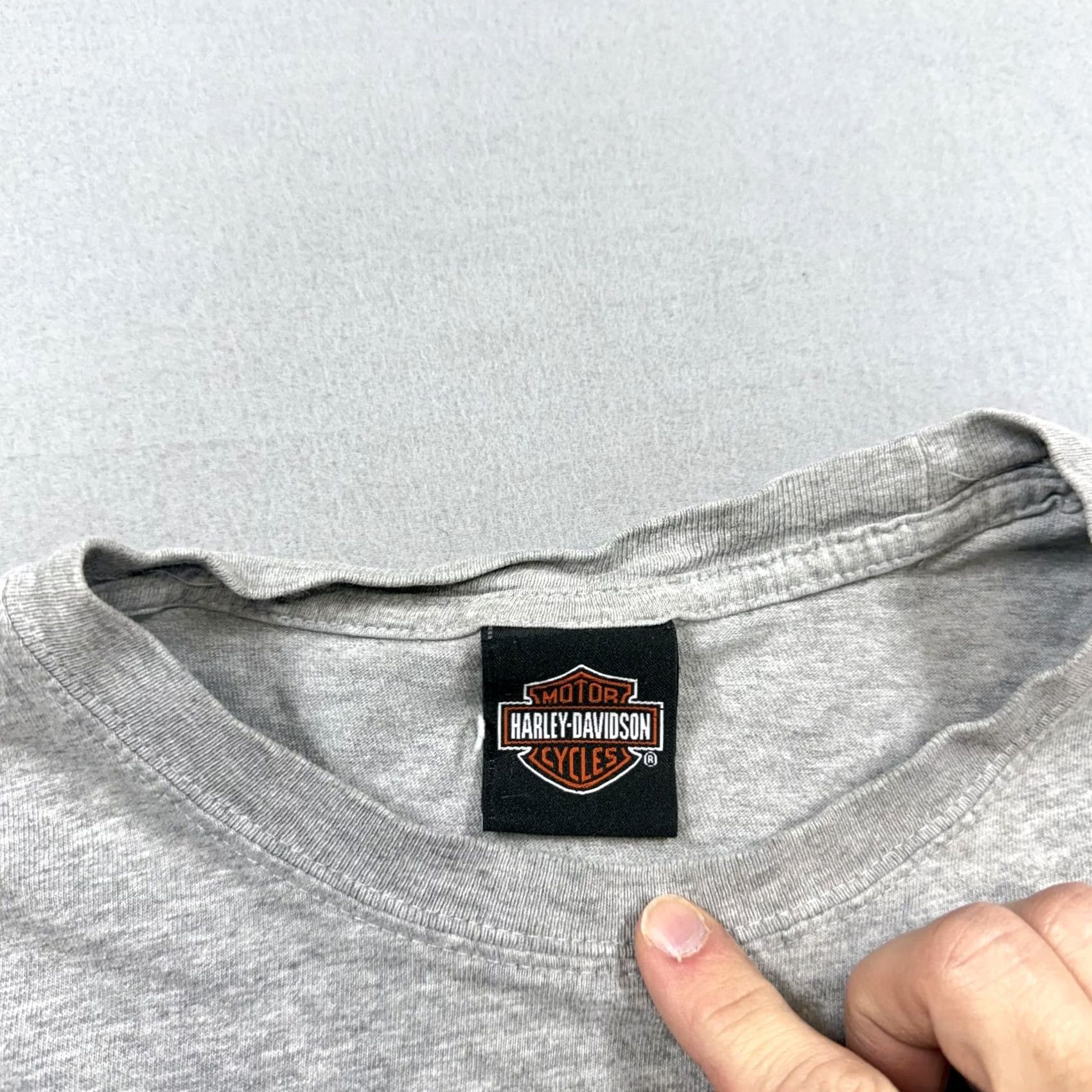 Harley Davidson Harley-Davidson Shirt Mens XL Gray Roatan Honduras Skull Pirate Graphic Tee Size US XL / EU 56 / 4 - 4 Thumbnail