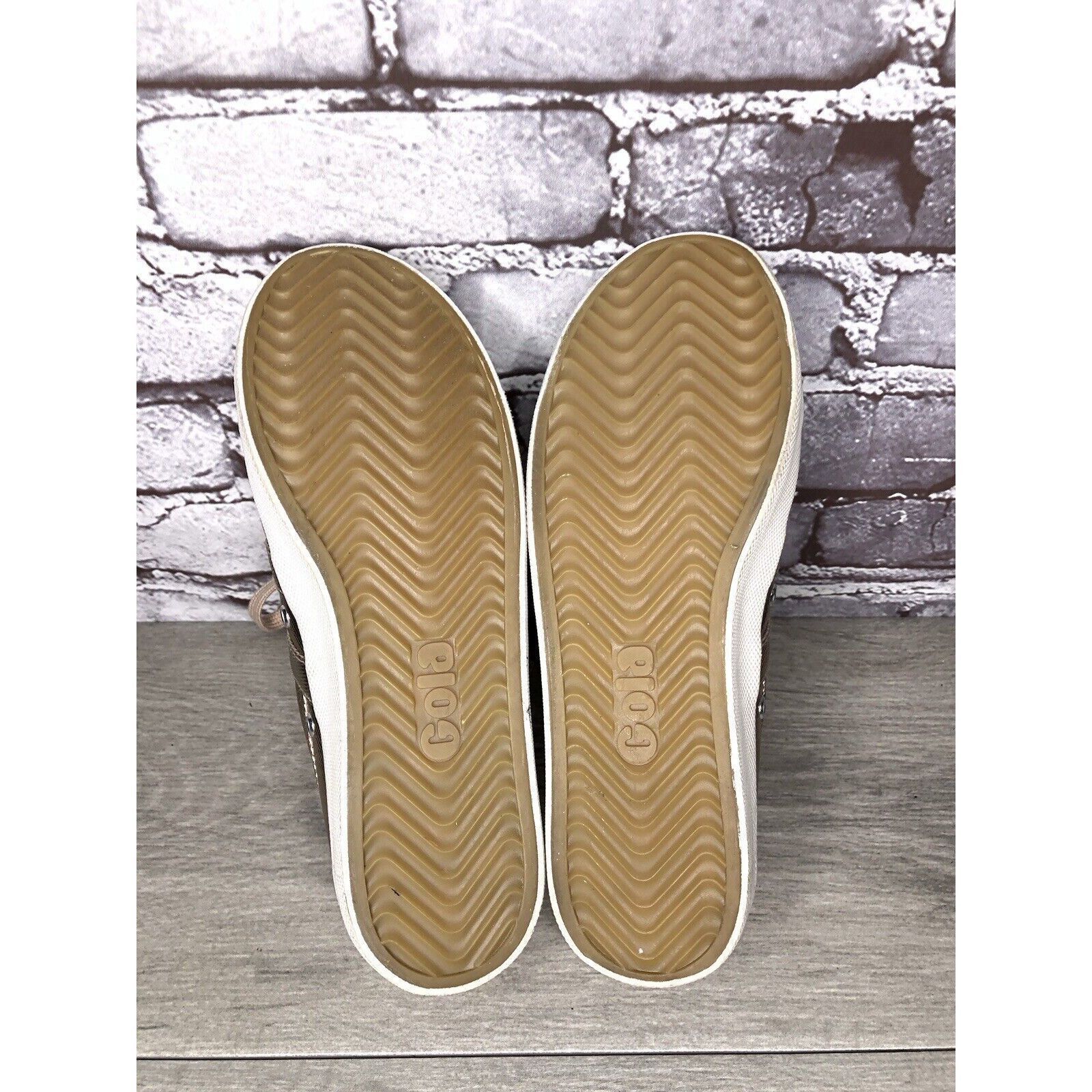Gola Gola Coaster CLA029 Metallic Rose Gold Textile Casual Lace S Size US 6 / IT 36 - 7 Thumbnail